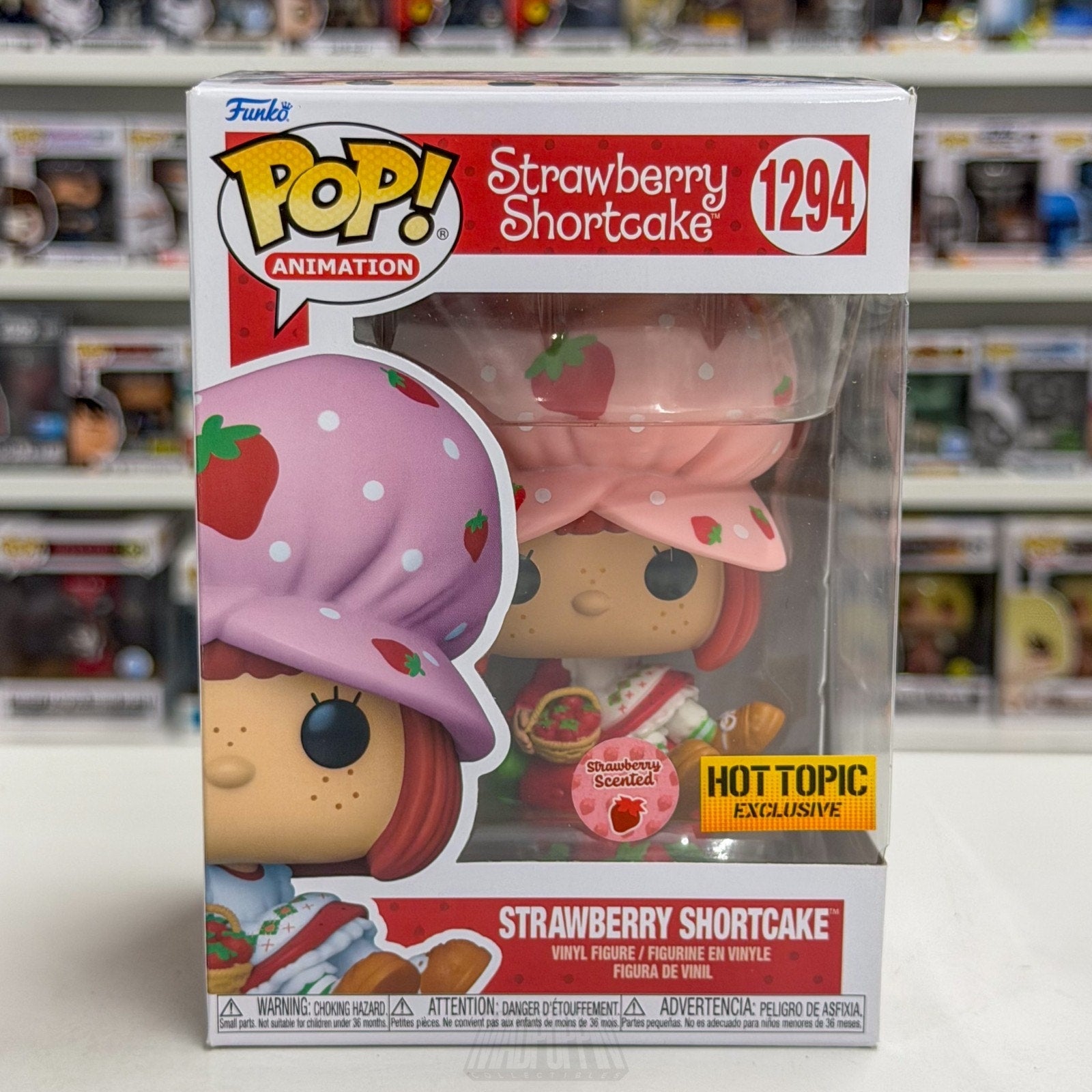 Funko Pop Animation Strawberry Shortcake Scented Hot Topic 1294 Toy Vinyl Figure