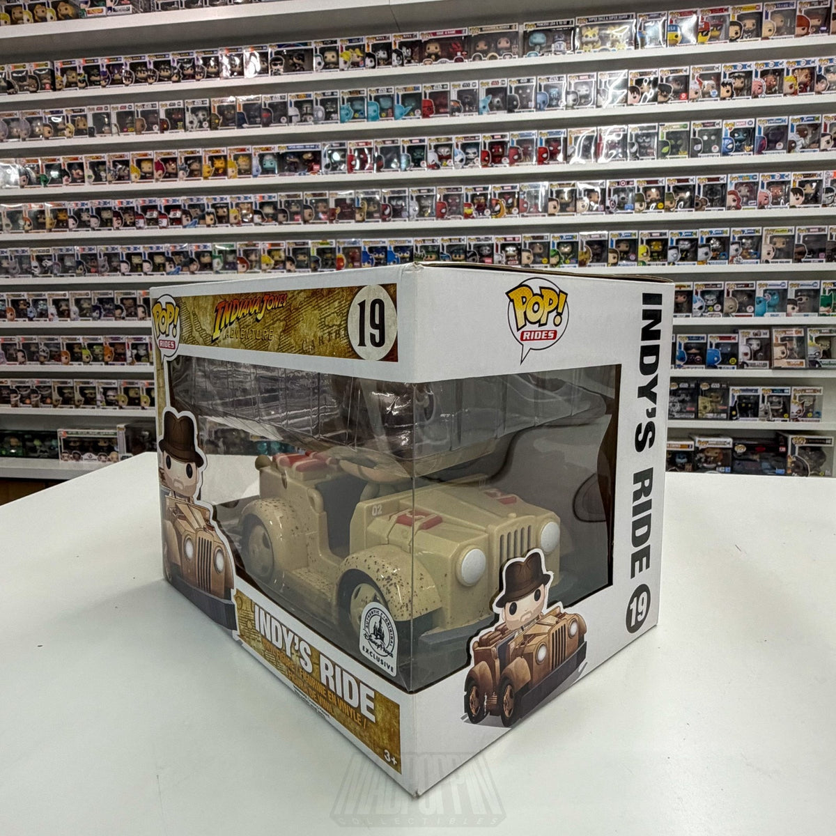 Funko Pop Disney Parks Ride Indiana Jones Adventure Indy's Ride 19 Vinyl Figure