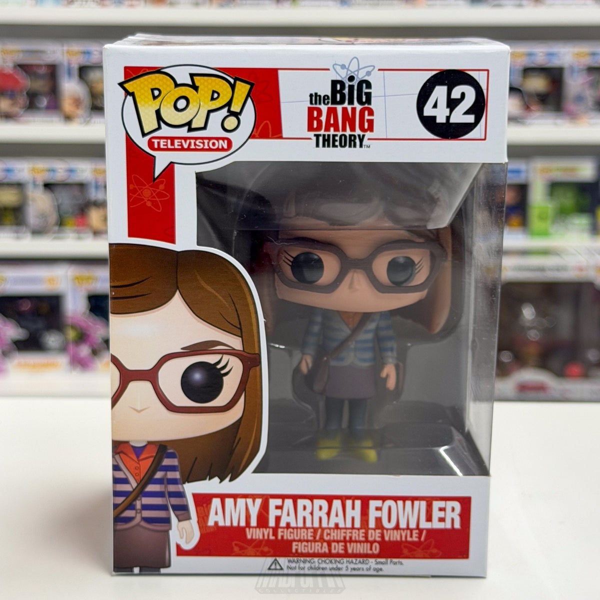 Funko Pop TV Big Bang Theory Amy Farrah Fowler 42 Comedy Sitcom Toy Vinyl Figure