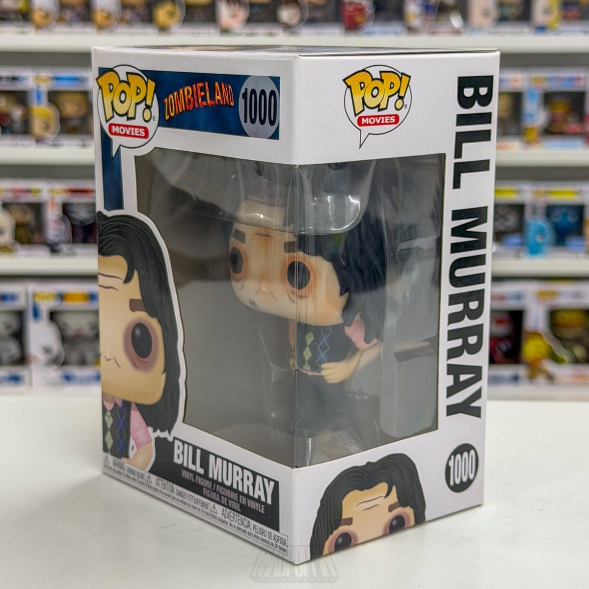 Funko Pop Movies Zombieland Bill Murray 1000 Apocalypse Horror Comedy Toy Figure