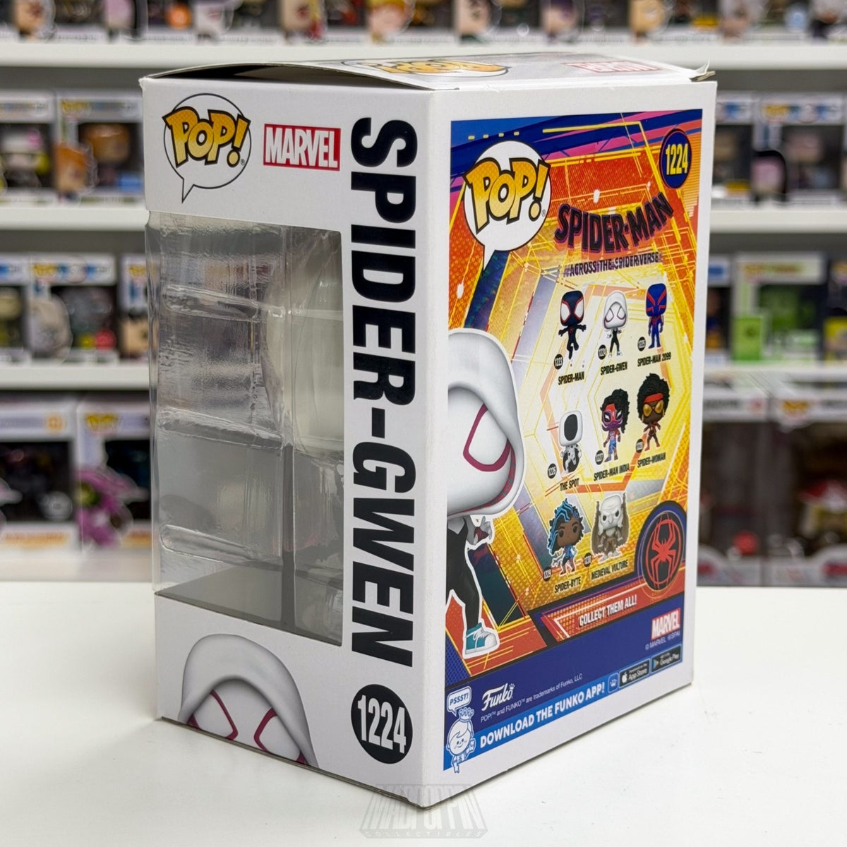 Funko Pop Marvel Across the Spider-Verse Spider-Gwen 1224 MCU Toy Vinyl Figure