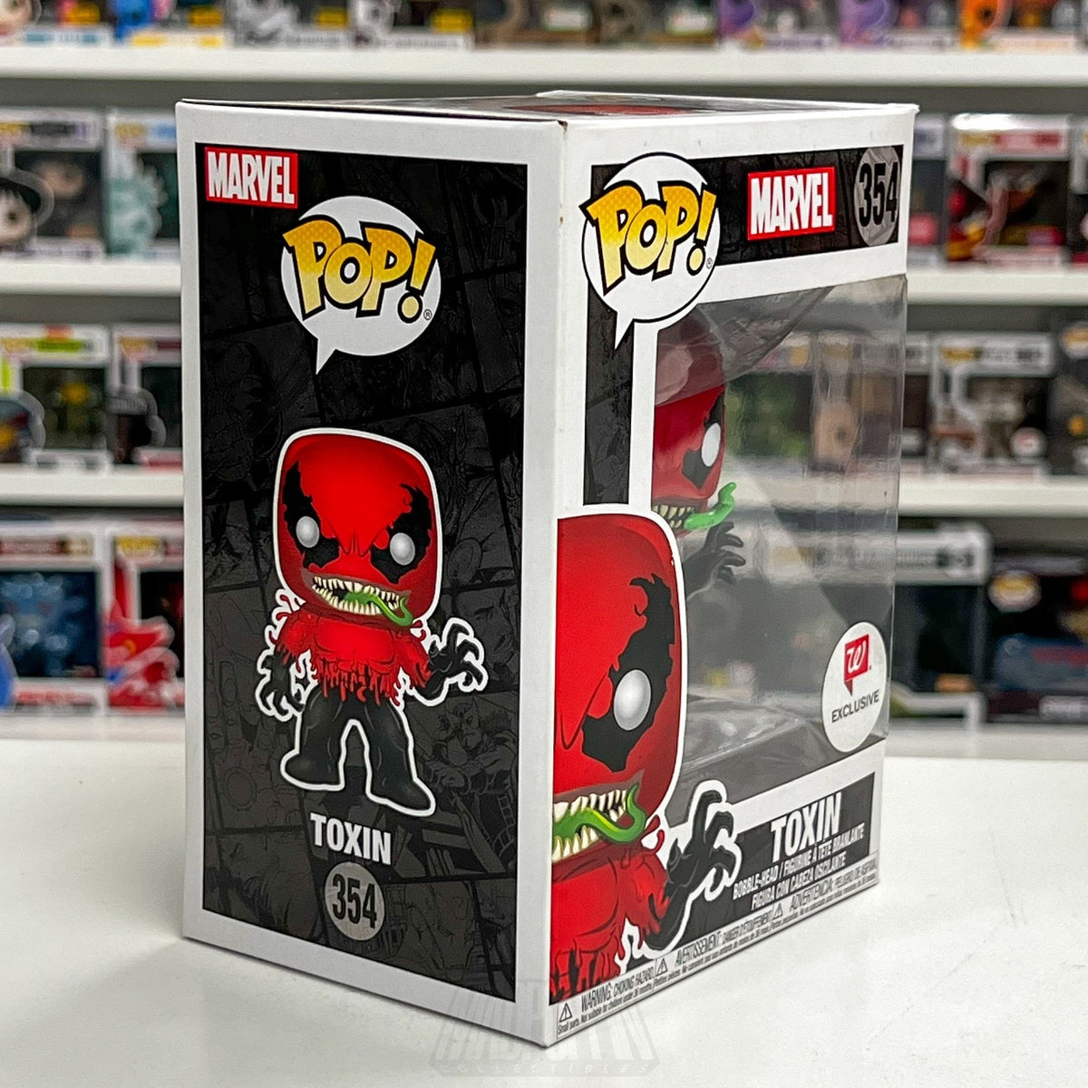 Funko Pop Marvel Toxin Walgreens 354 Symbiotes Supervillain Toy Vinyl Figure