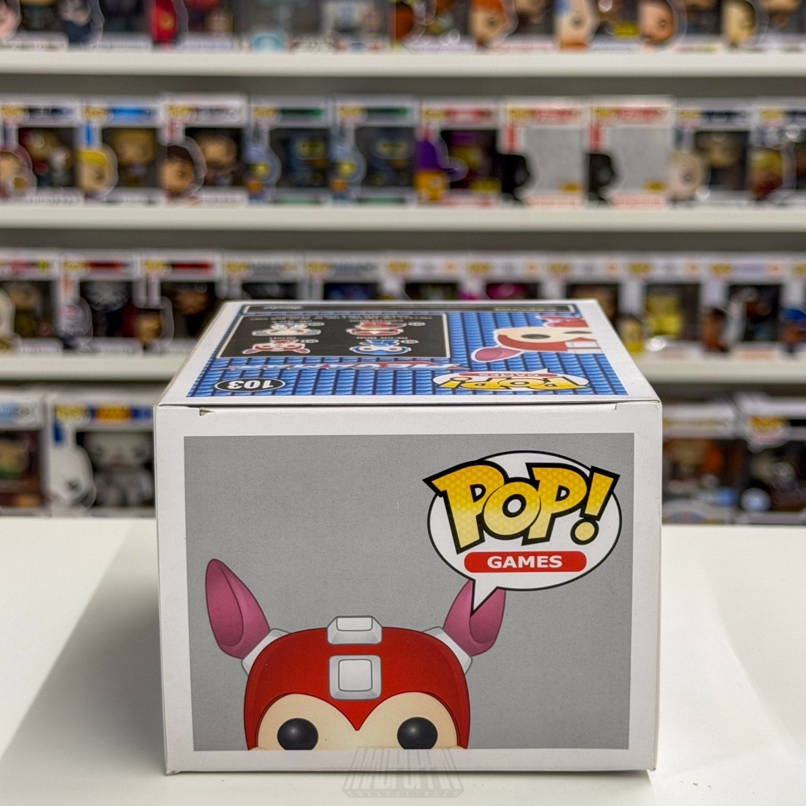 Funko Pop Video Games Mega Man Rush 103 Robotic Dog Vaulted Rare Vinyl Figure