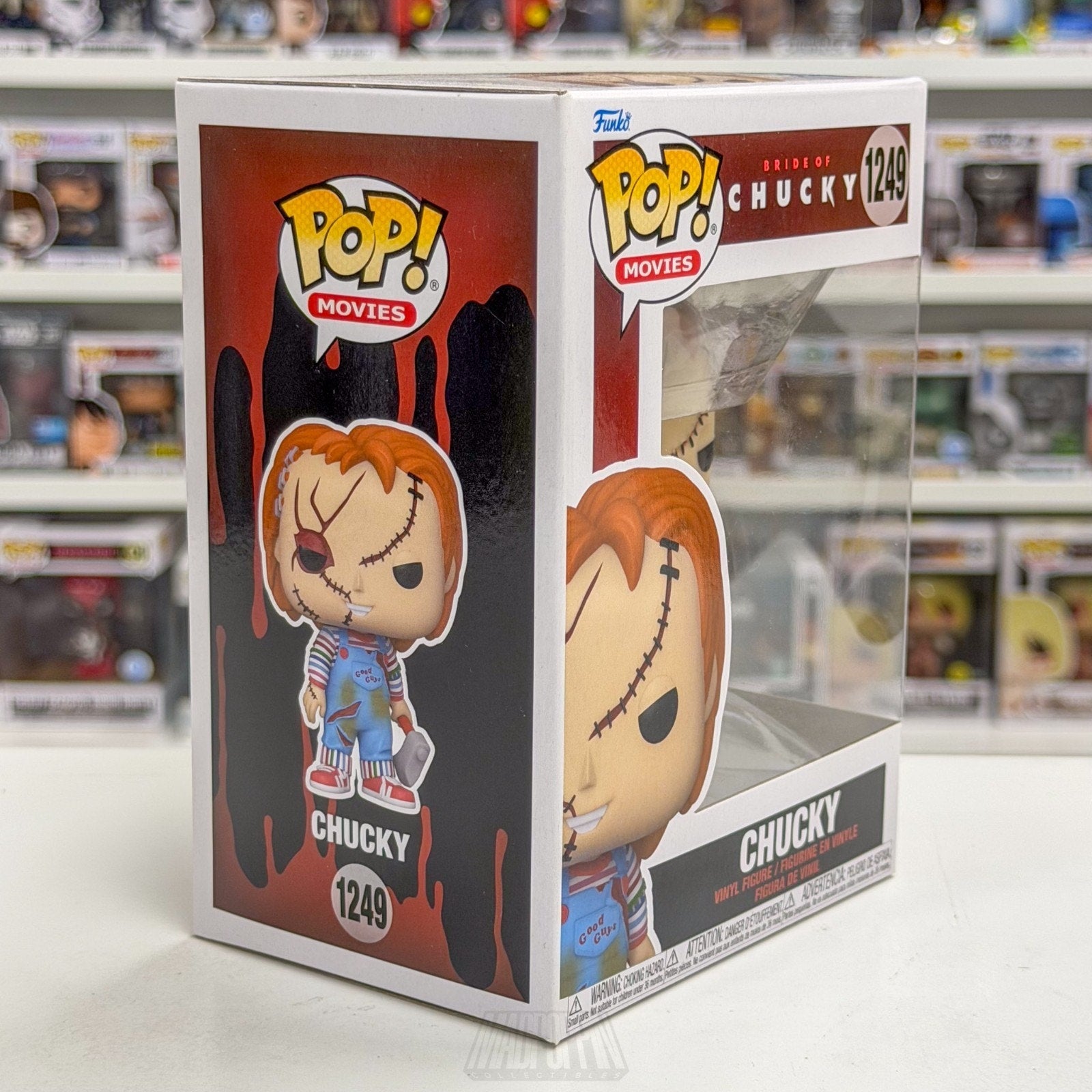 Funko Pop Movies Bride of Chucky Axe 1249 Good Guy Doll Horror Toy Vinyl Figure
