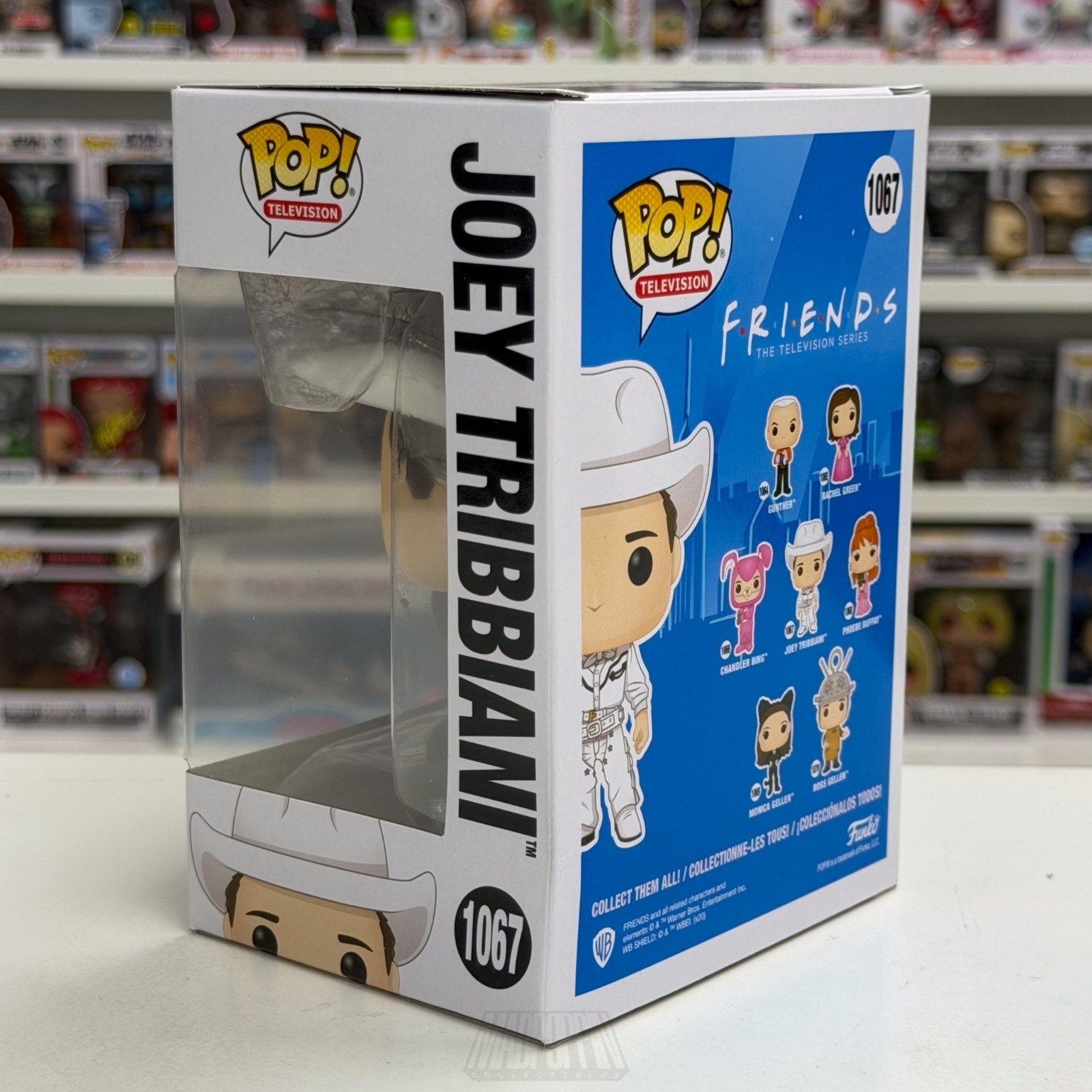 Funko Pop TV Friends Joey Tribbiani 1067 White Cowboy Outfit Toy Vinyl Figure