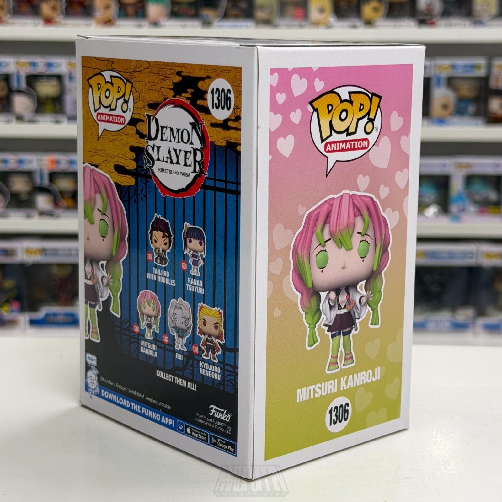 Funko Pop Anime Demon Slayer Mitsuri Kanroji 1306 Japan Manga Toy Vinyl Figure