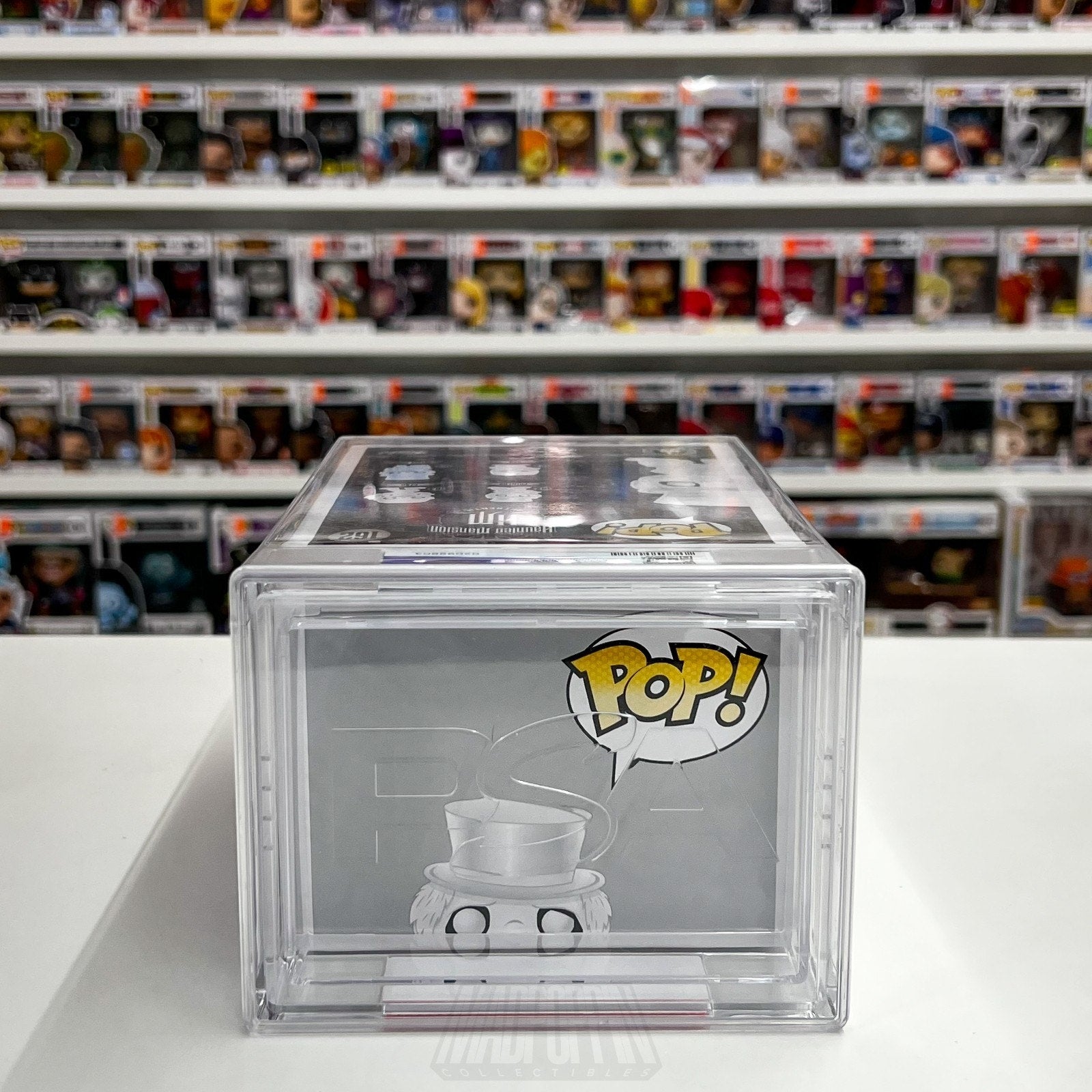 Funko Pop Disney The Haunted Mansion Phineas Glow SDCC 1000 PCS 162 PSA Graded 9