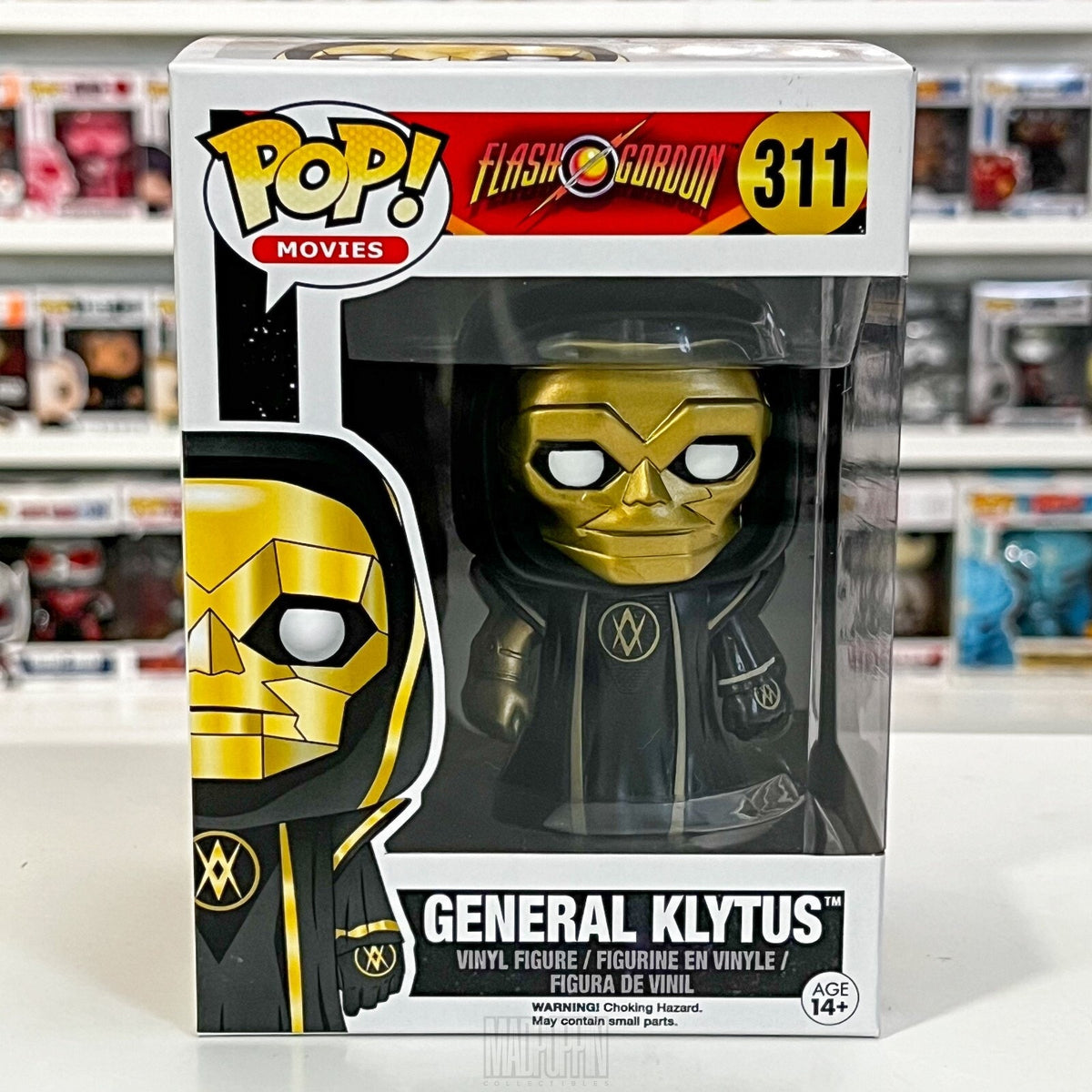 Funko Pop Movies Flash Gordon General Klytus 311 Vaulted Space Toy Vinyl Figure