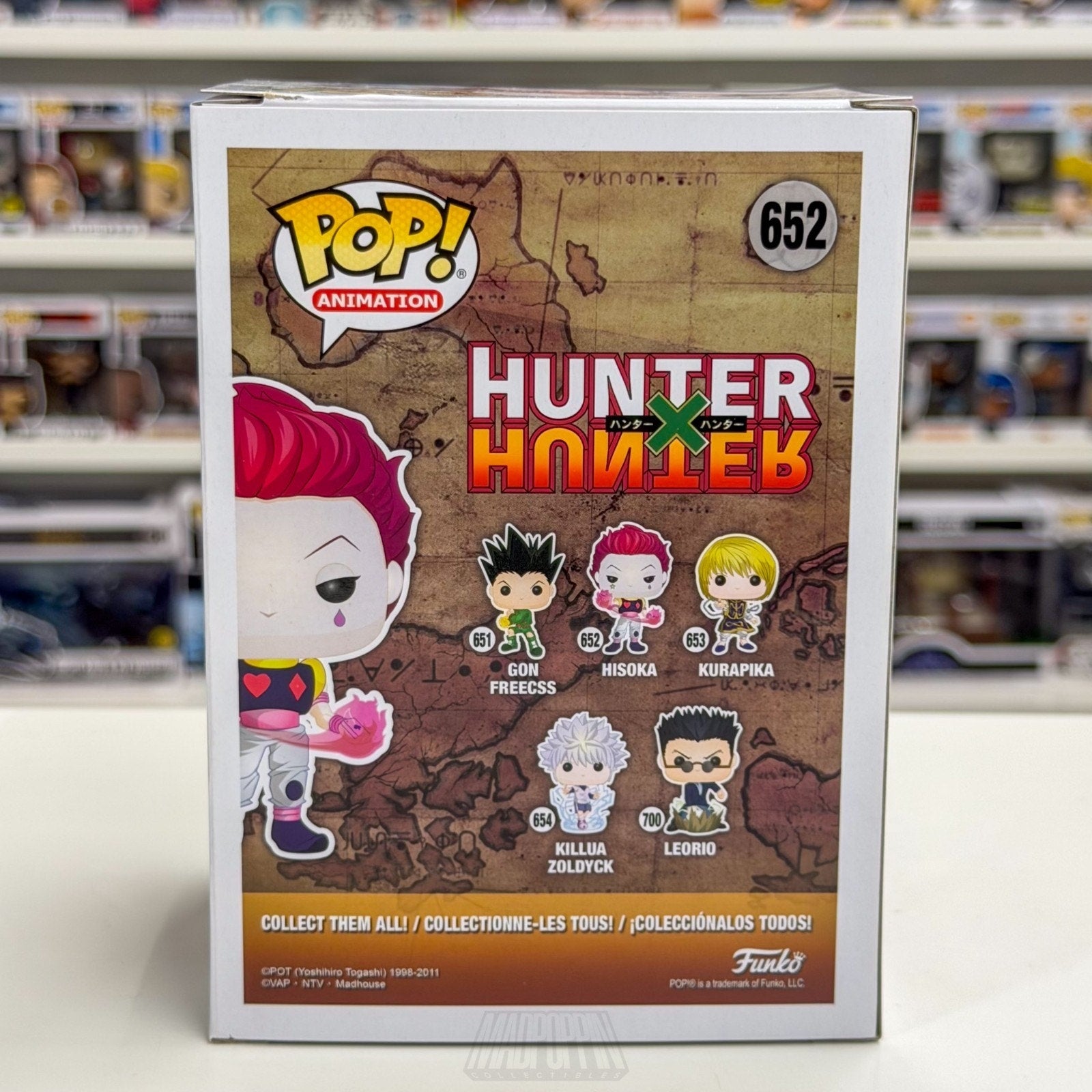 Funko Pop Anime Hunter x Hunter Hisoka 652 Jester Japanese Manga Vinyl Figure