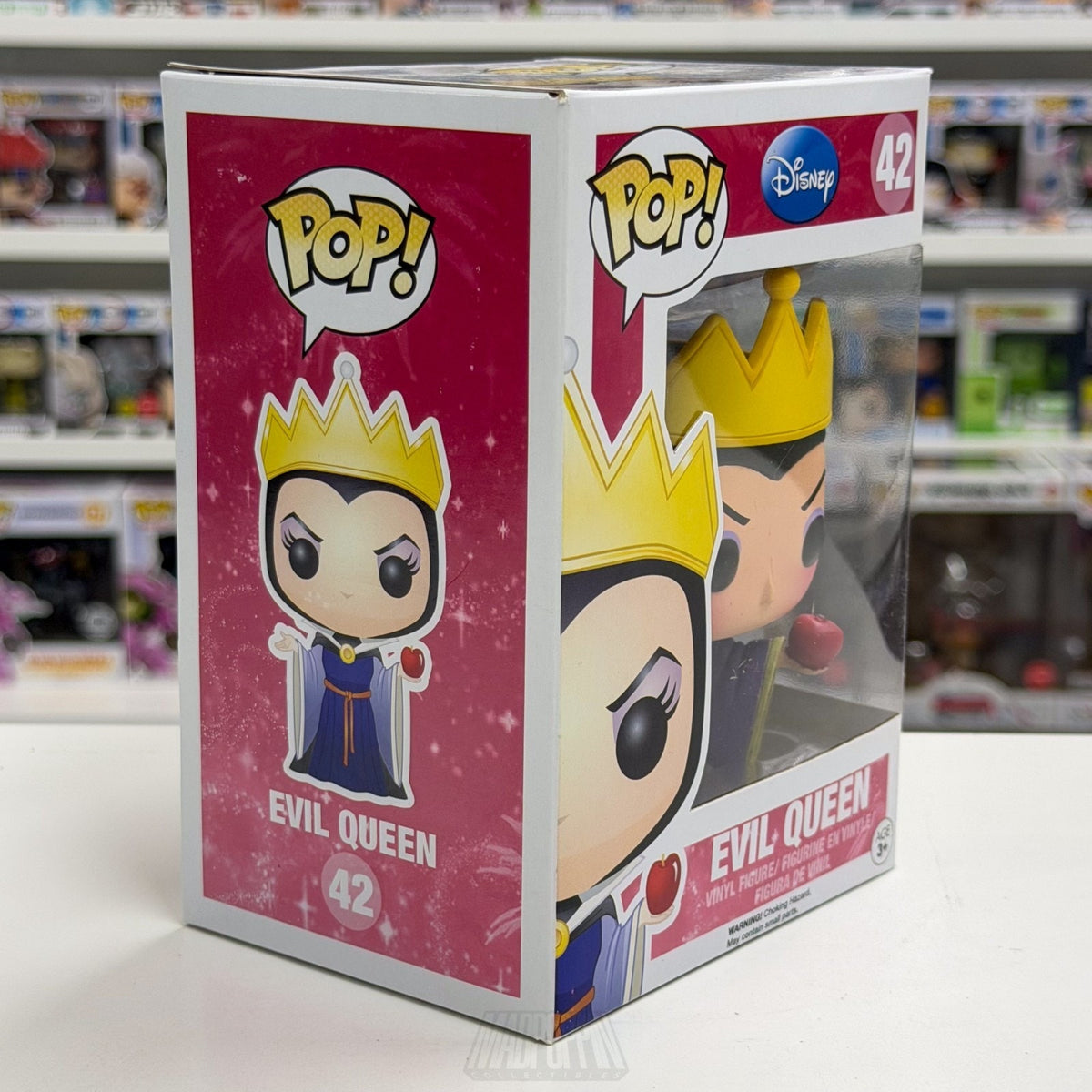 Funko Pop Disney Evil Queen w/Poison Apple 42 Snow White Villain Vinyl Figure