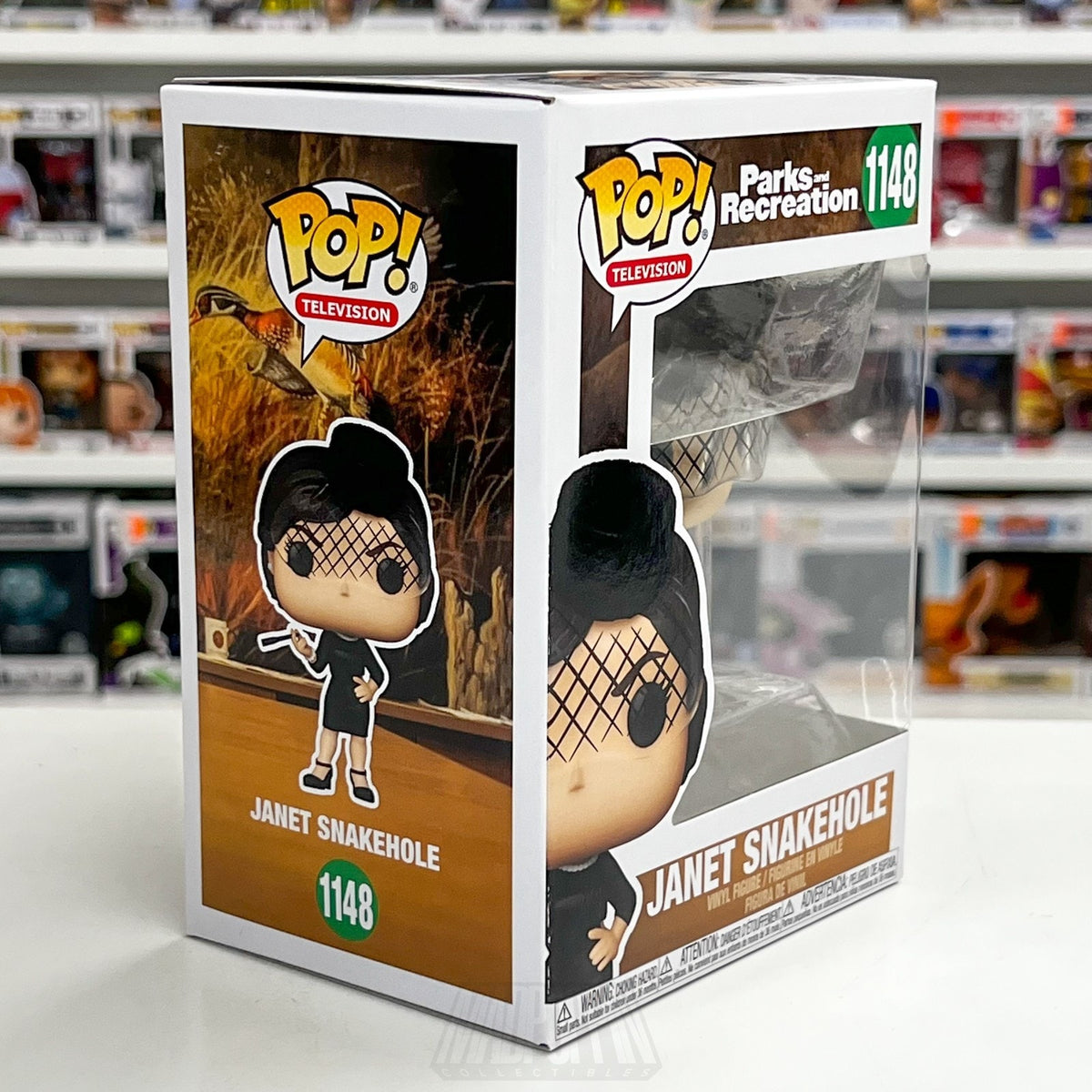 Funko Pop TV Parks Recreation Janet Snakehole 1148 April Ludgate Comedy Sitcom