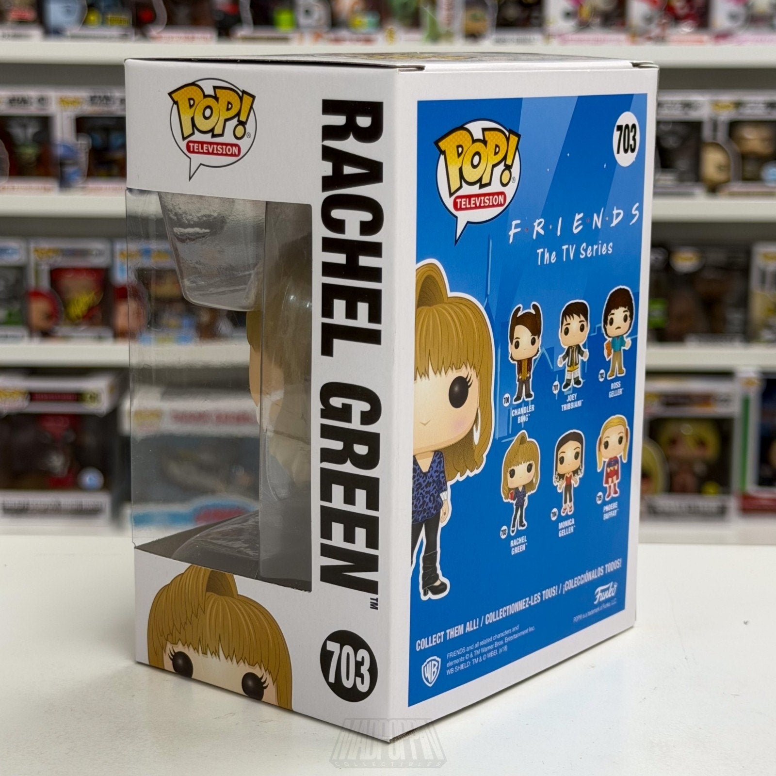 Funko Pop TV Friedsn Rachel Green 80s Hair 703 Comedy Sitcom Toy Vinyl Figure