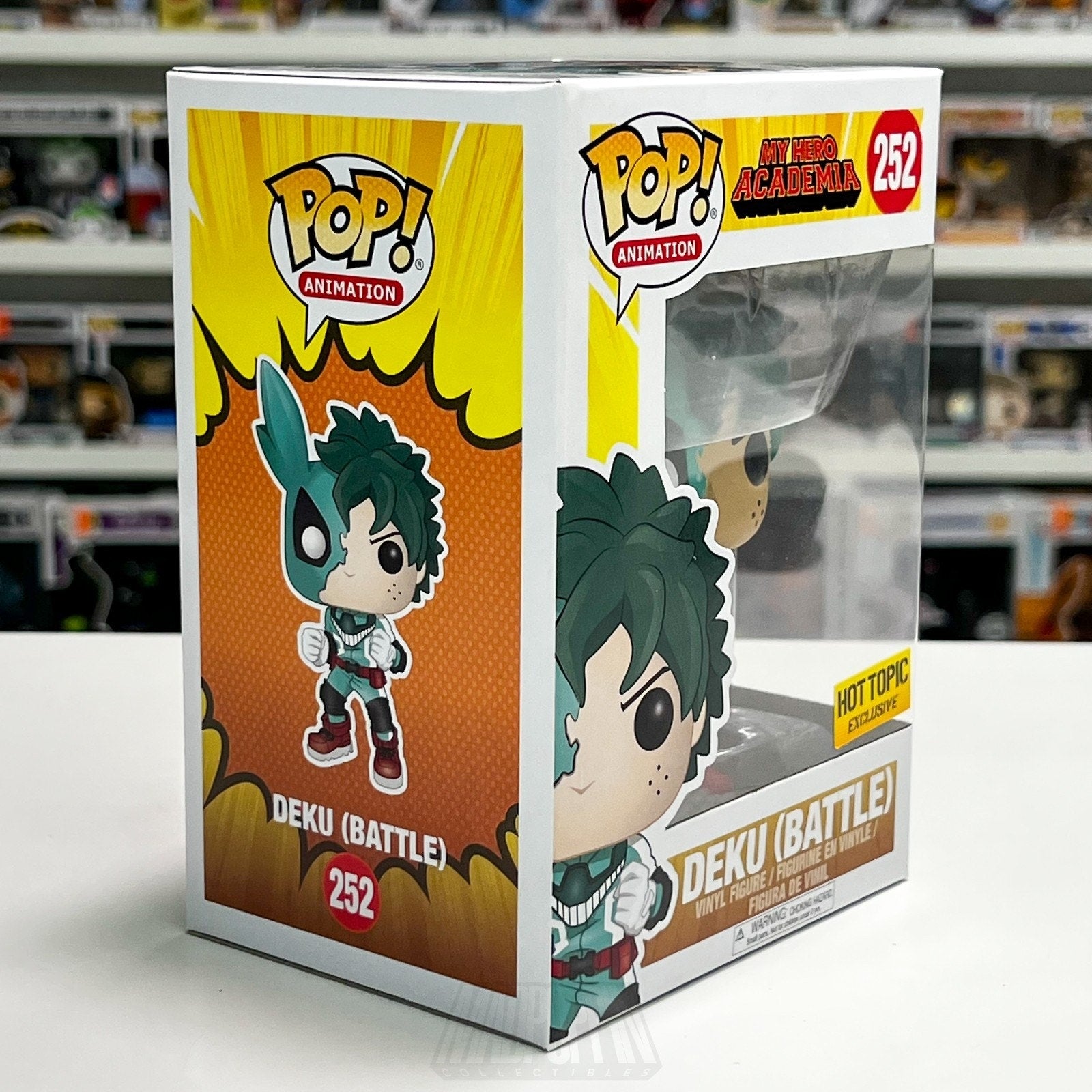 Funko Pop Anime My Hero Academia Deku Battle Hot Topic 252 Izuku Midoria Figure