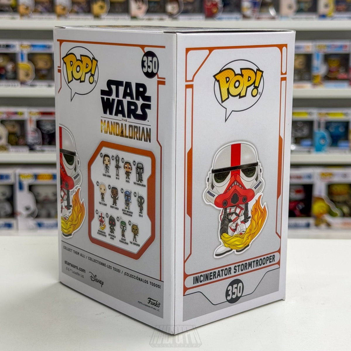 Funko Pop Star Wars Mandalorian Incinerator Stormtrooper 350 Toy Vinyl Figure