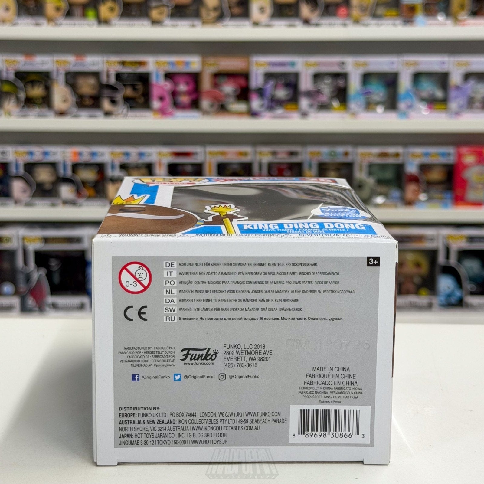 Funko Pop Ad Icons Hostess King Ding Dong Excl 28 Mascot Chocolate Vinyl Figure