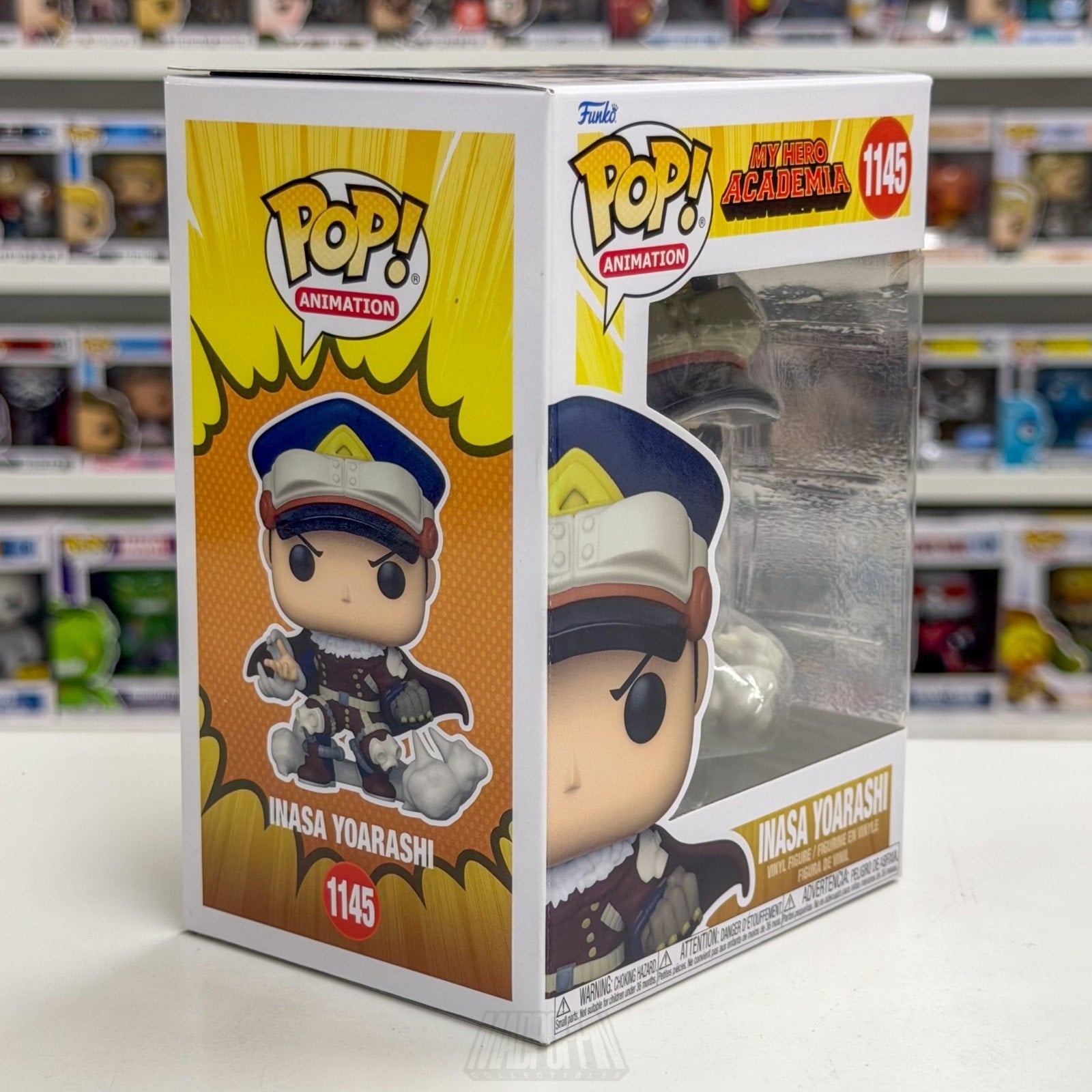 Funko Pop Anime My Hero Academia Inasa Yoarashi 1145 Japanese Manga Vinyl Figure
