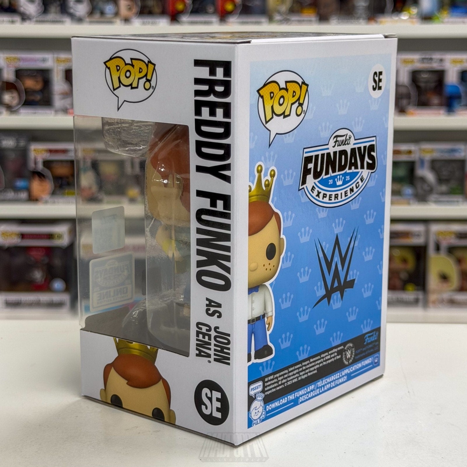 Funko Pop Fundays Freddy John Cena Never Give Up SE WWE Wrestling Vinyl Figure