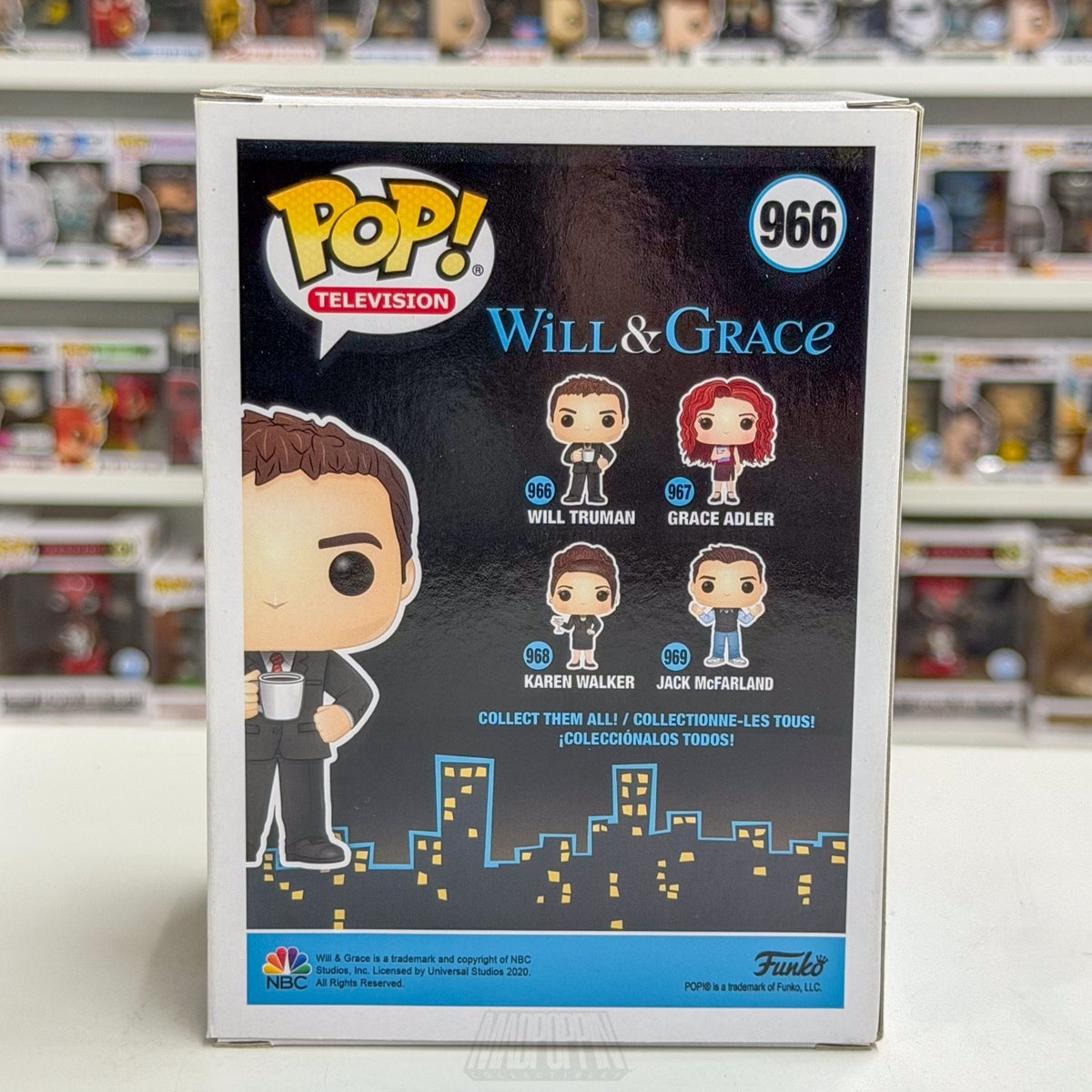 Funko Pop TV Will & Grace Will Truman 966 Lawyer NYC Comedy Sitcom Vinyl Figure