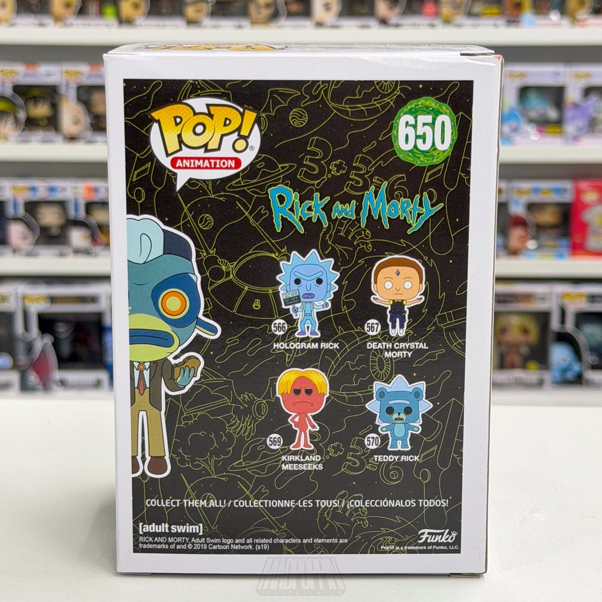 Funko Pop Animation Rick & Morty Tony GameStop 650 Cartoon Network Vinyl Figure