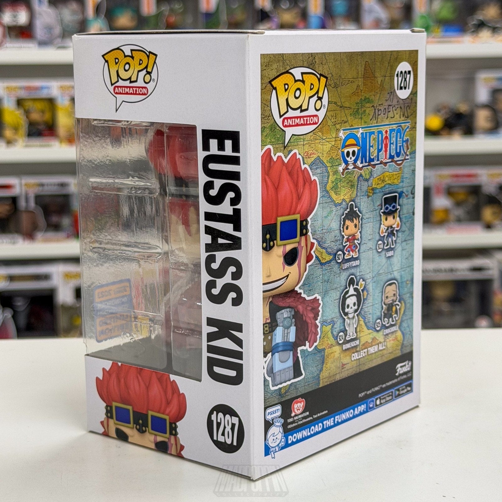 Funko Pop Anime One Piece Eustass Kid WonderCon 1287 Pirate RARE Vinyl Figure