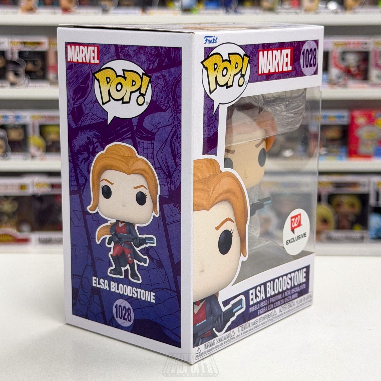 Funko Pop Marvel Elsa Bloodstone Walgreens 1028 Monster Hunter Toy Vinyl Figure