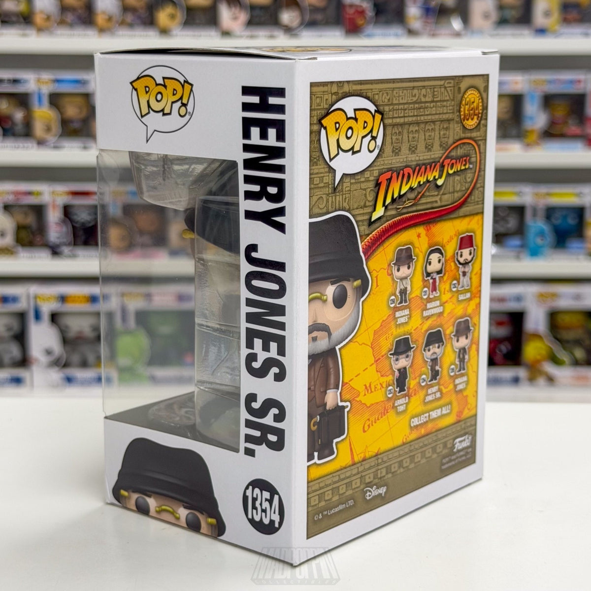 Funko Pop Movies Indiana Jones Professor Henry Sr 1354 Scottish Toy Vinyl Figure