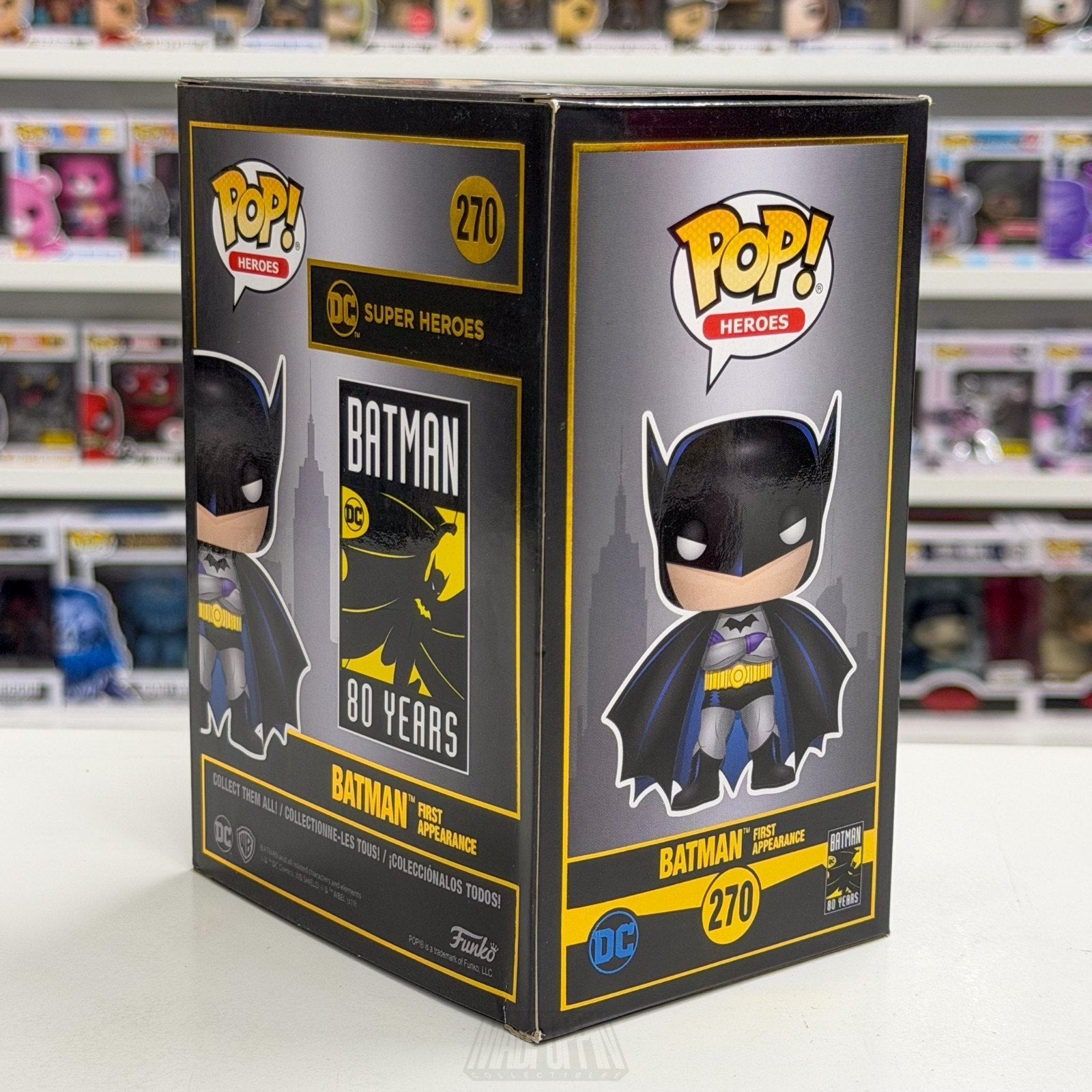 Funko Pop DC Super Heroes Batman First Appearance 80 Years 270 Toy Vinyl Figure