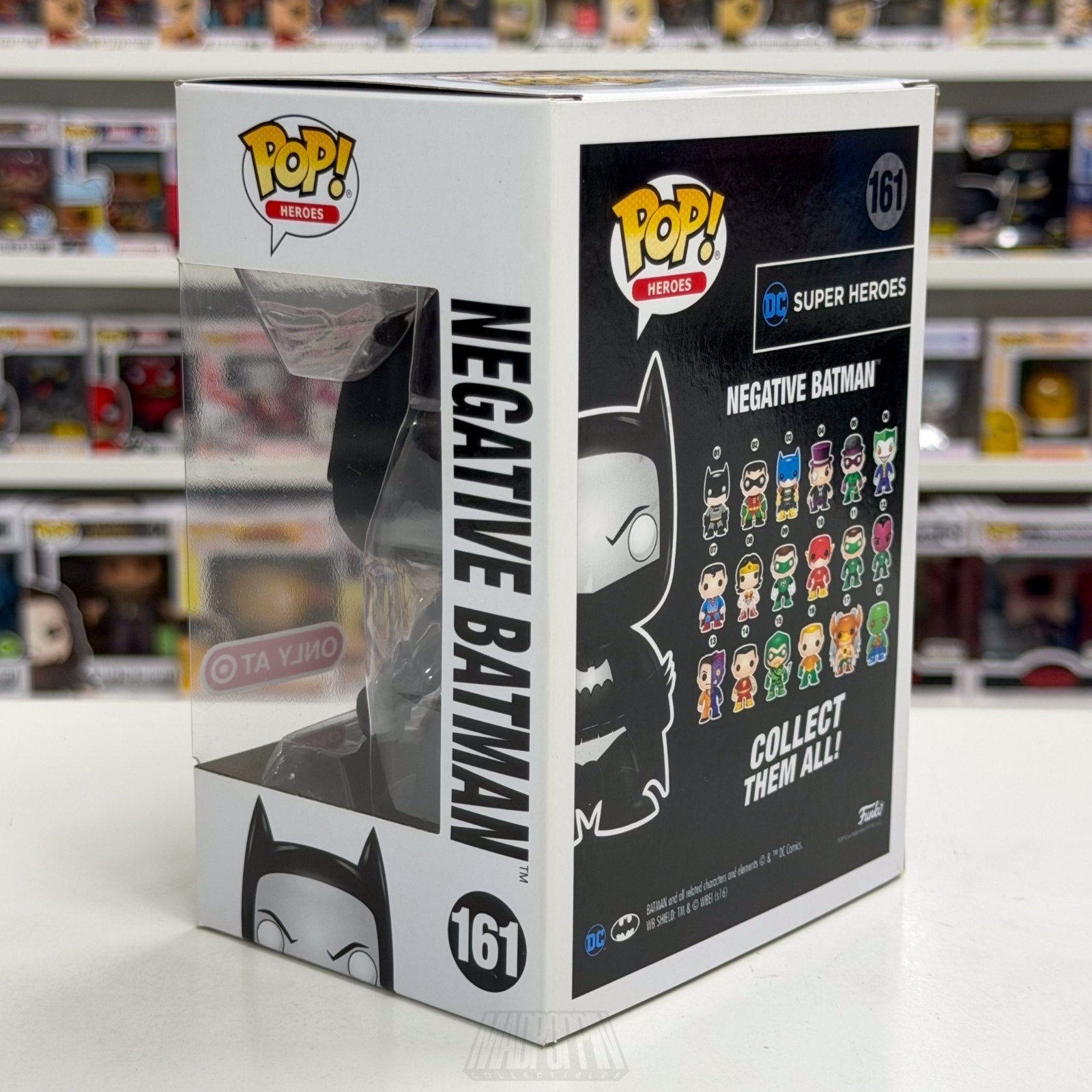 Funko Pop DC Super Heroes Negative Batman Target Exclusive 161 Toy Vinyl Figure