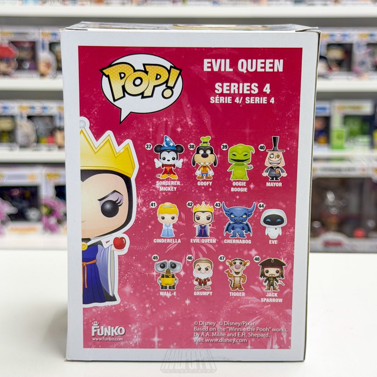 Funko Pop Disney Evil Queen w/Poison Apple 42 Snow White Villain Vinyl Figure