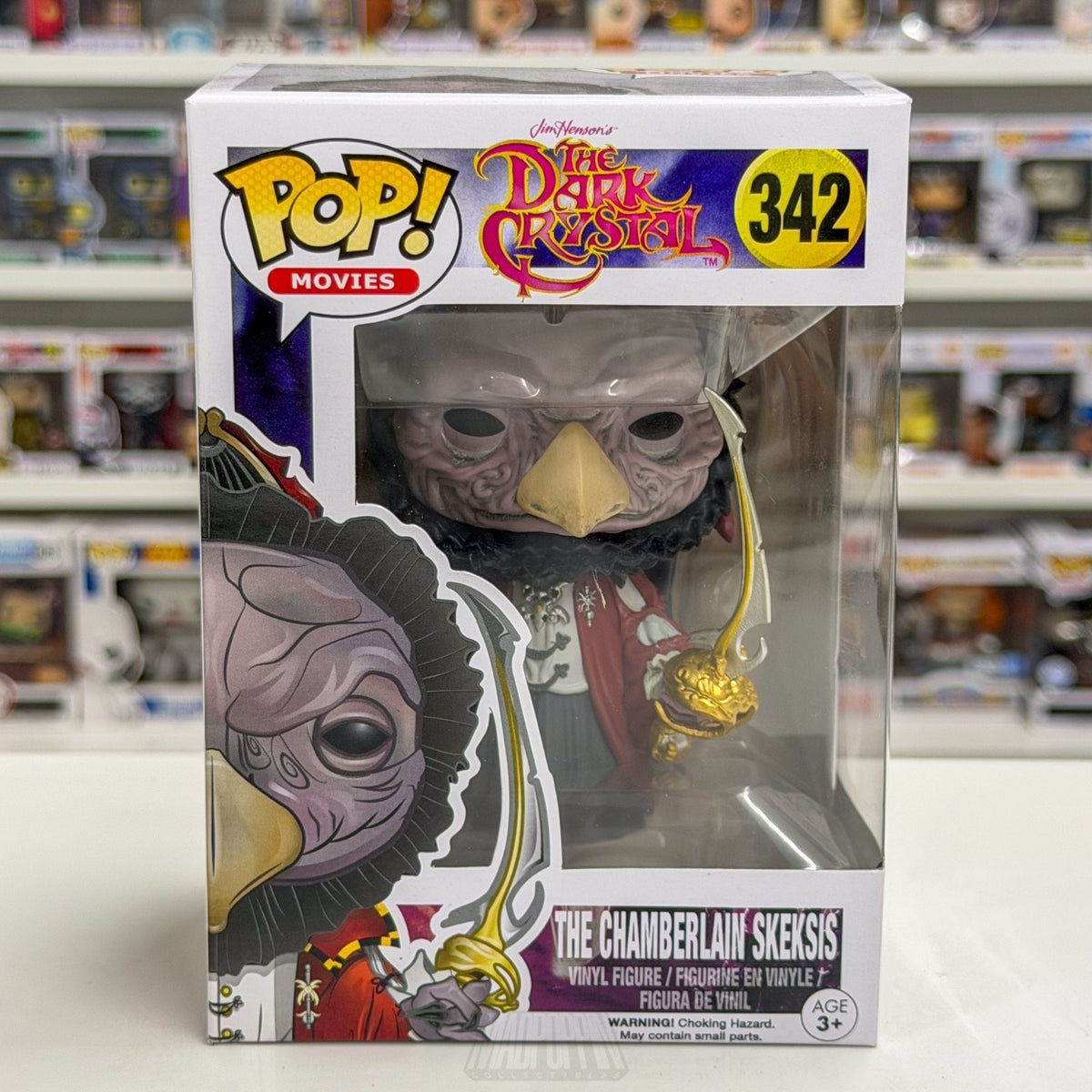 Funko Pop Movies Dark Crystal Chamberlain Skeksis 342 Vaulted Rare Vinyl Figure