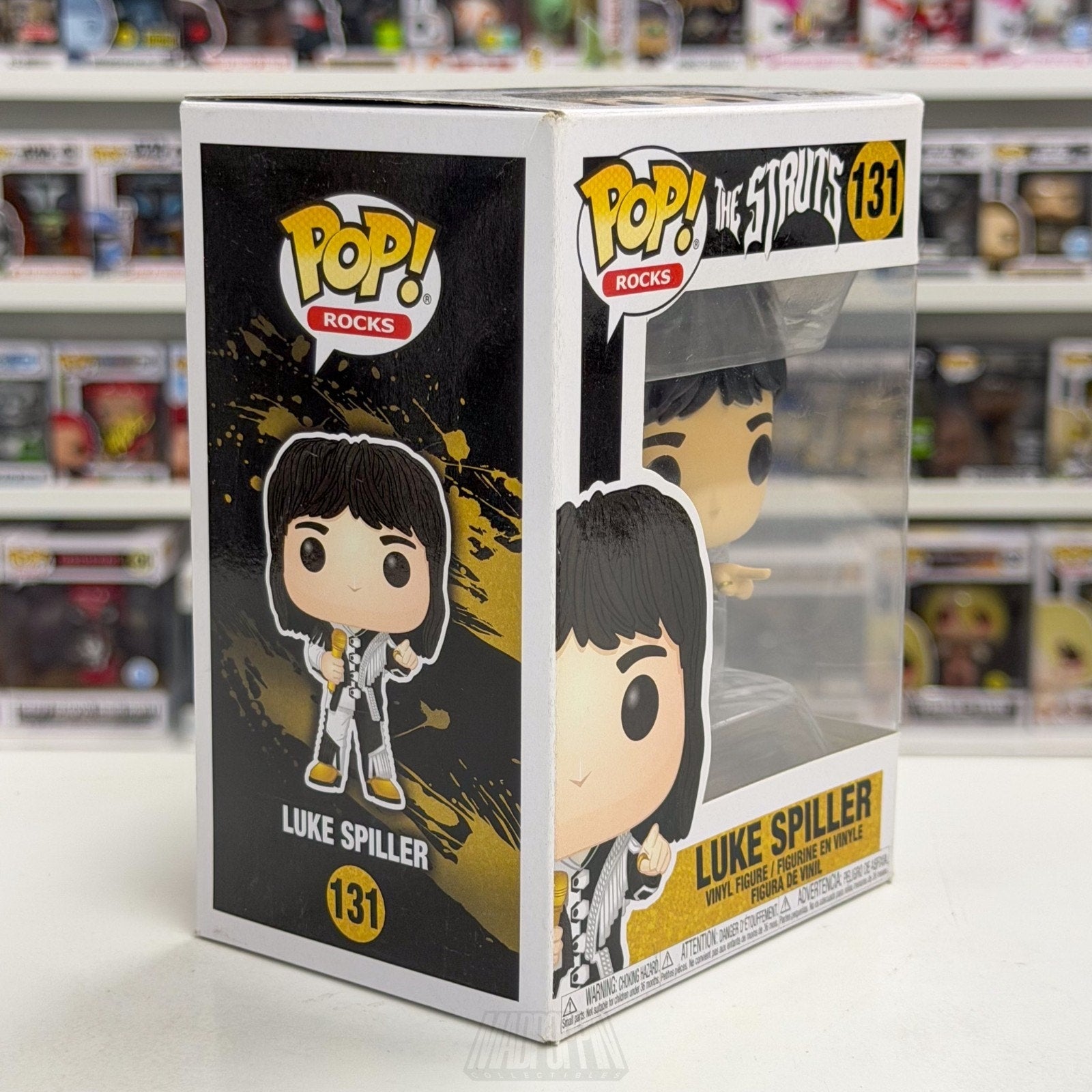 Funko Pop Rocks The Struts Luke Spiller 131 Music Band Glam Toy Vinyl Figure