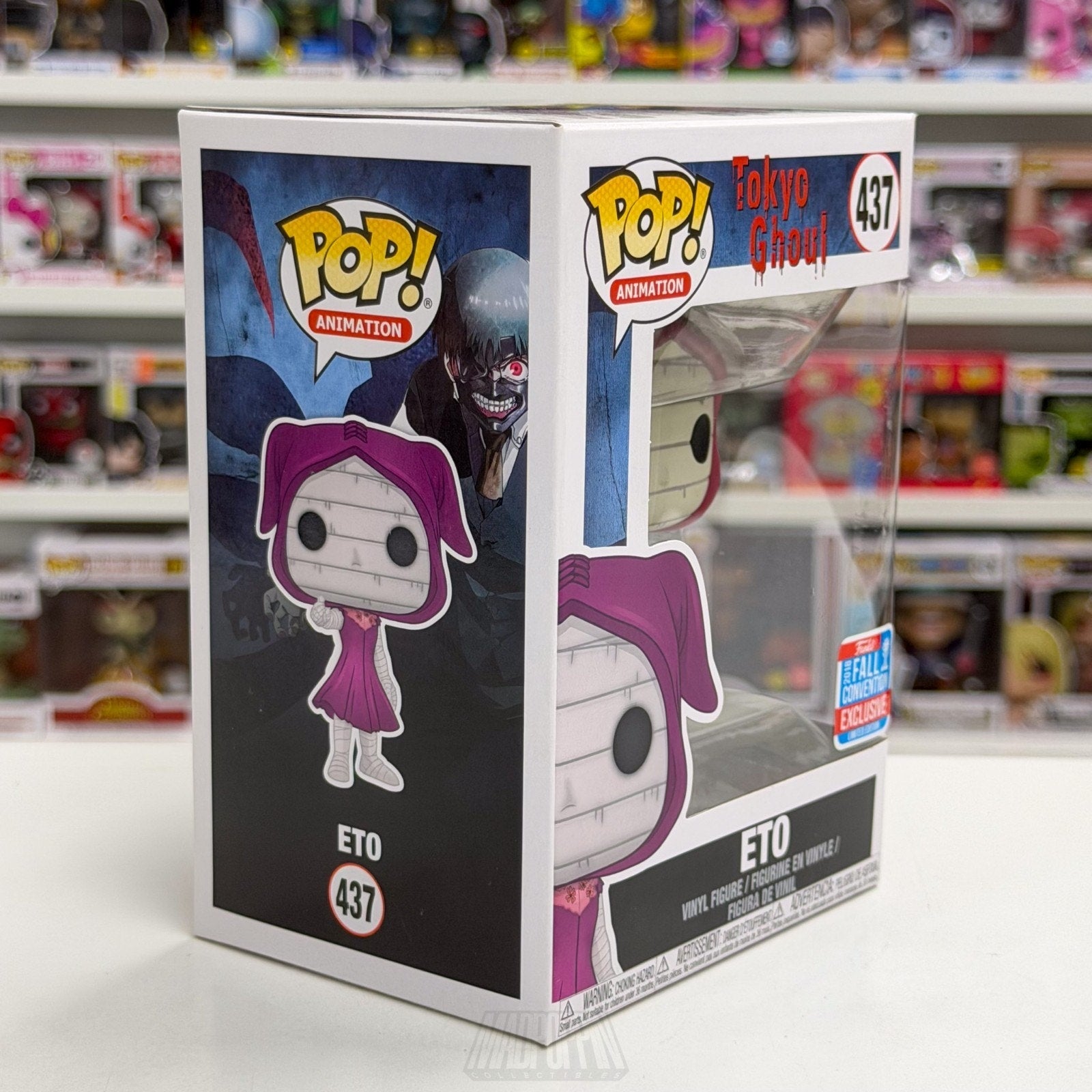 Funko Pop Anime Tokyo Ghoul Eto NYCC Con 437 Japan Dark Manga Toy Vinyl Figure