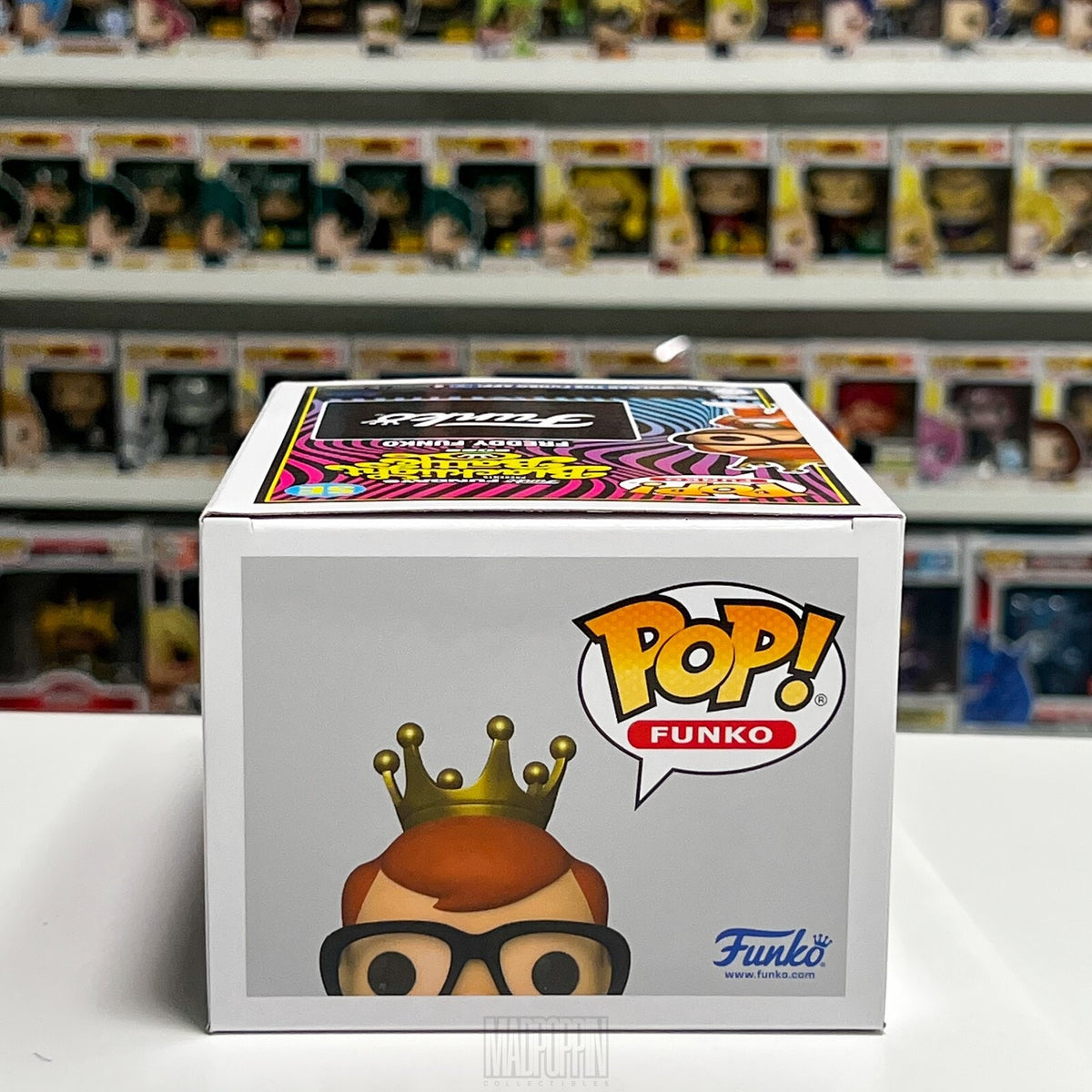 Funko Pop Fundays Blacklight Battle Freddy Fresh Orange Suit 500pcs Vinyl Figure