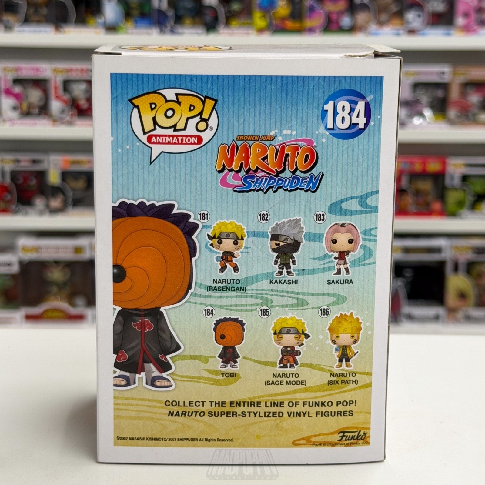 Funko Pop Anime Naruto Shippuden Tobi 184 Obito Uchiha Manga Toy Vinyl Figure