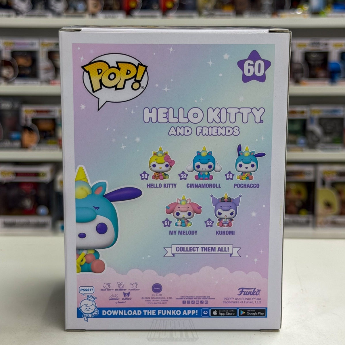 Funko Pop Sanrio Hello Kitty & Friends Pochacco 60 Kawaii Cute Dog Vinyl Figure