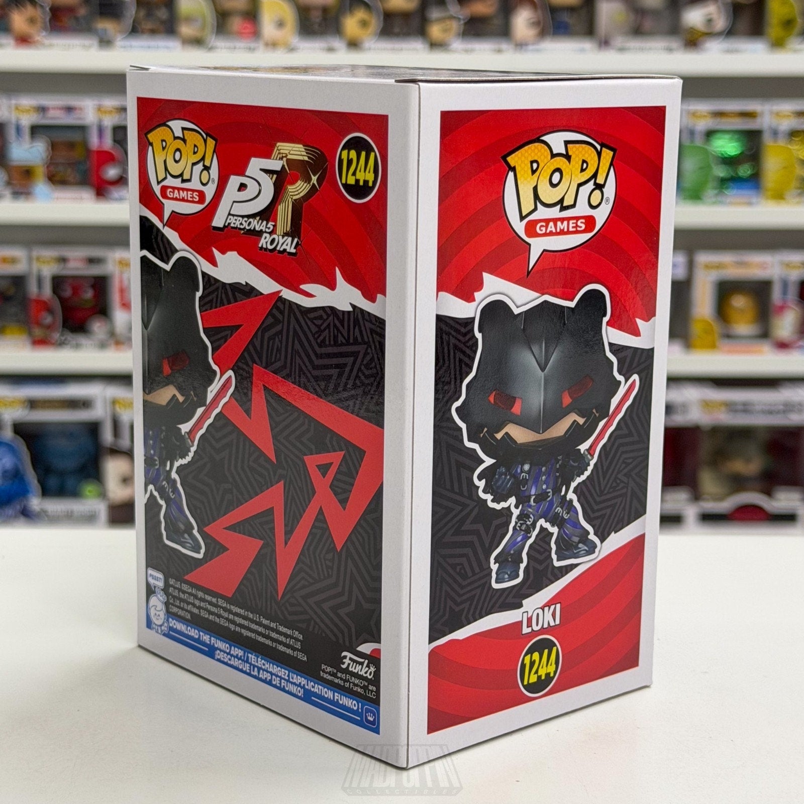 Funko Pop Games Persona 5 Royal Loki 1244 SDCC 2026 Video OFFICIAL CON STICKER