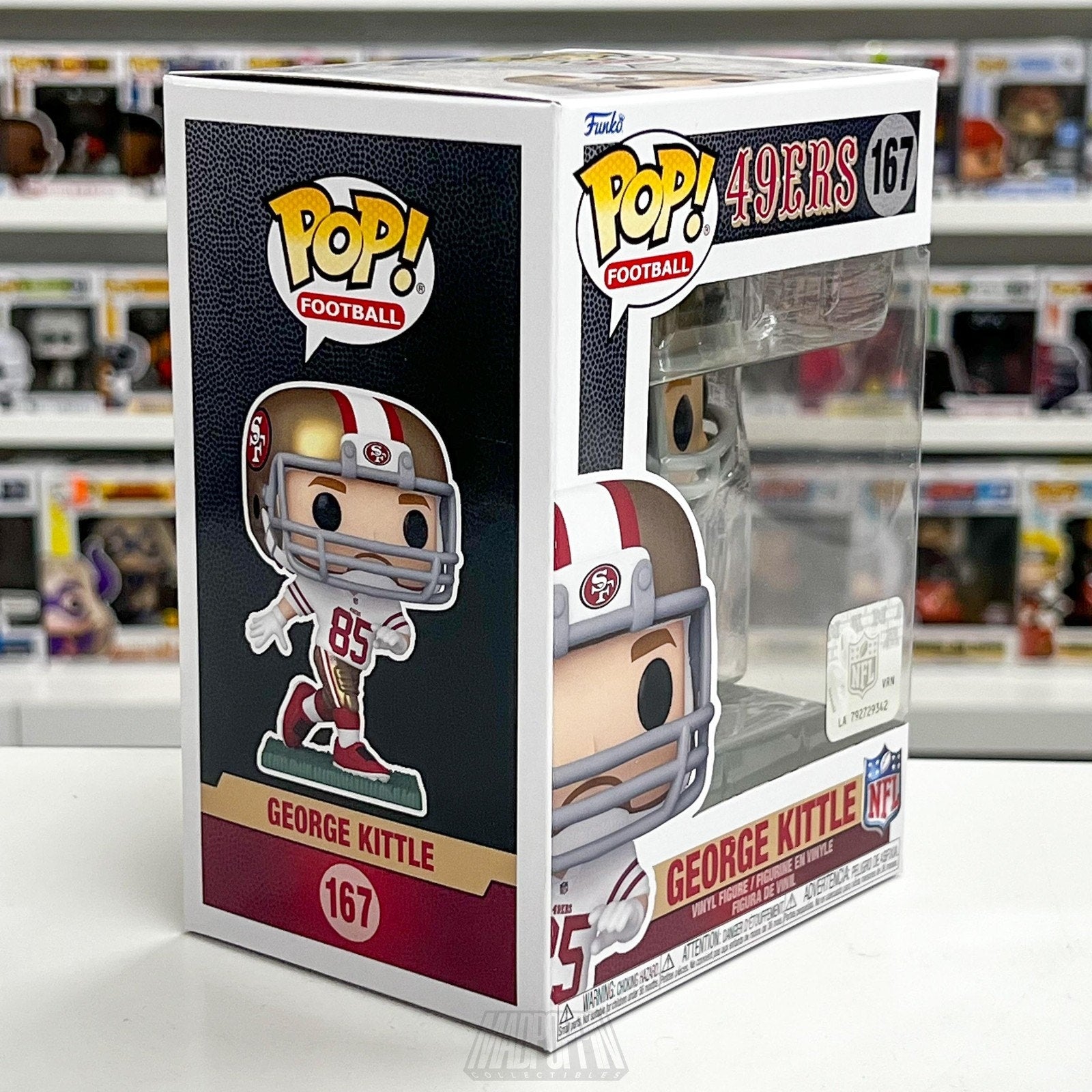 Funko Pop NFL Football San Francisco 49ers George Kittle 167 Sports Vinyl Figure
