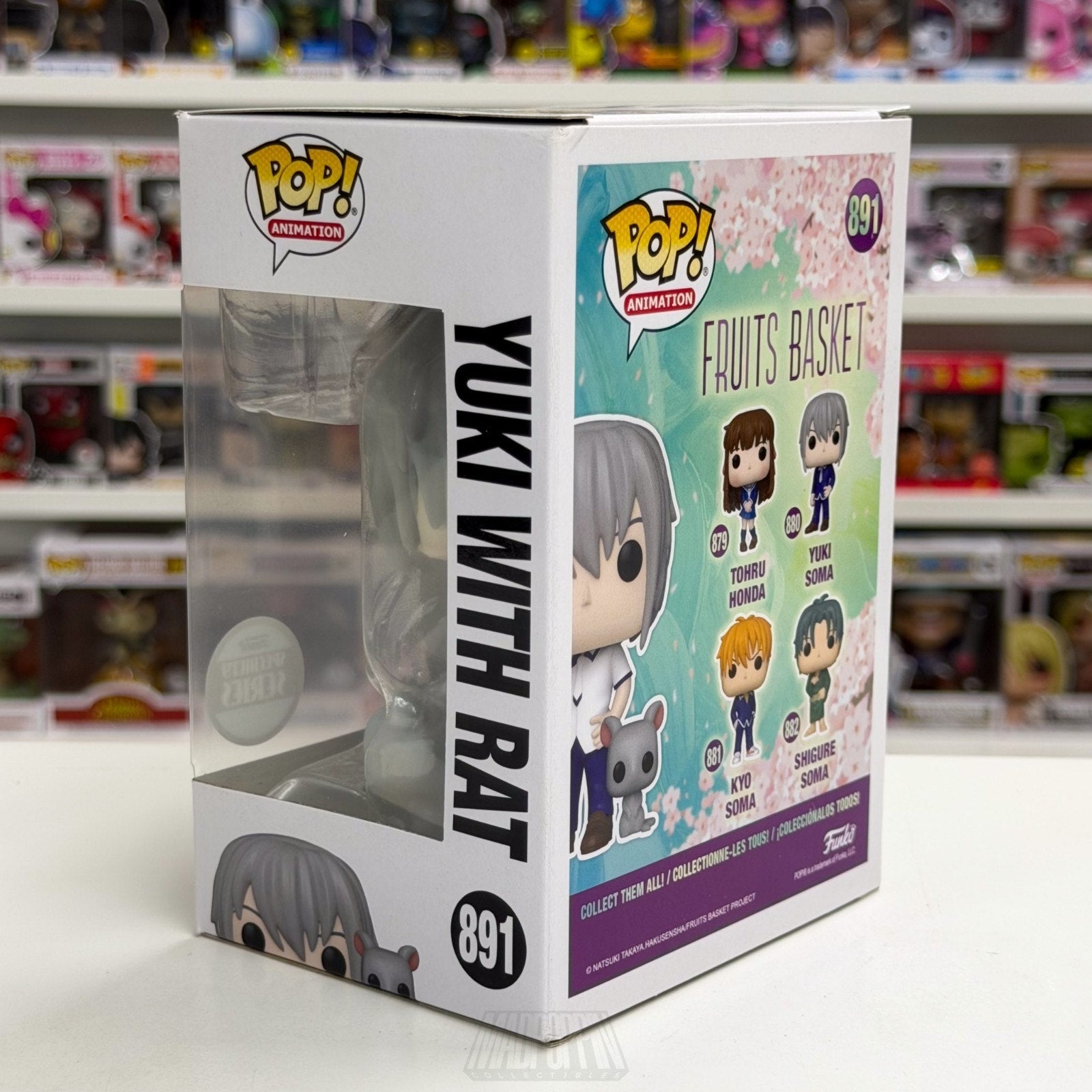 Funko Pop Anime Fruits Basket Yuki Sohma w/Rat Specialty Series 891 Vinyl Figure
