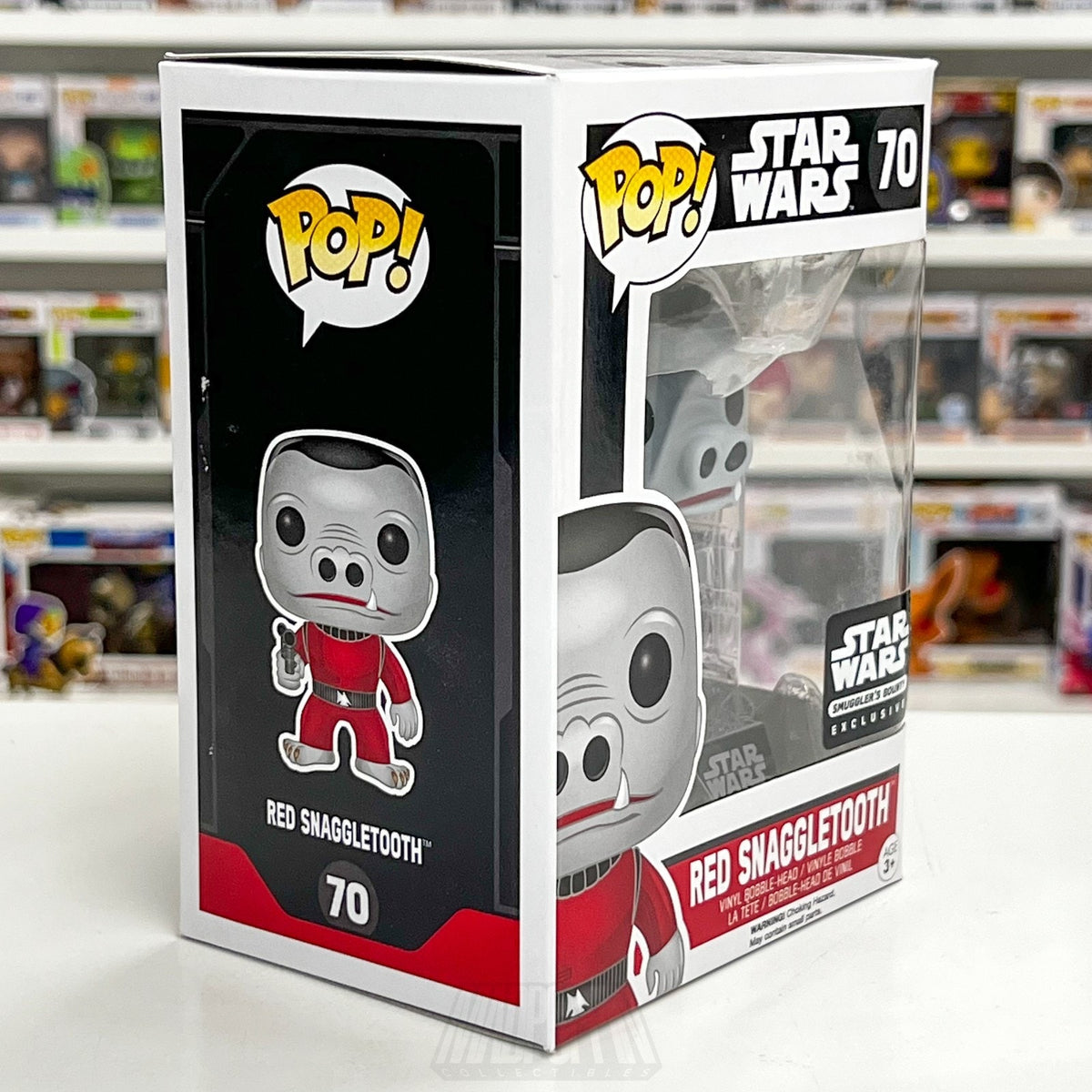 Funko Pop Star Wars Red Snaggletooth Smugglers Bounty 70 Zutton Toy Vinyl Figure
