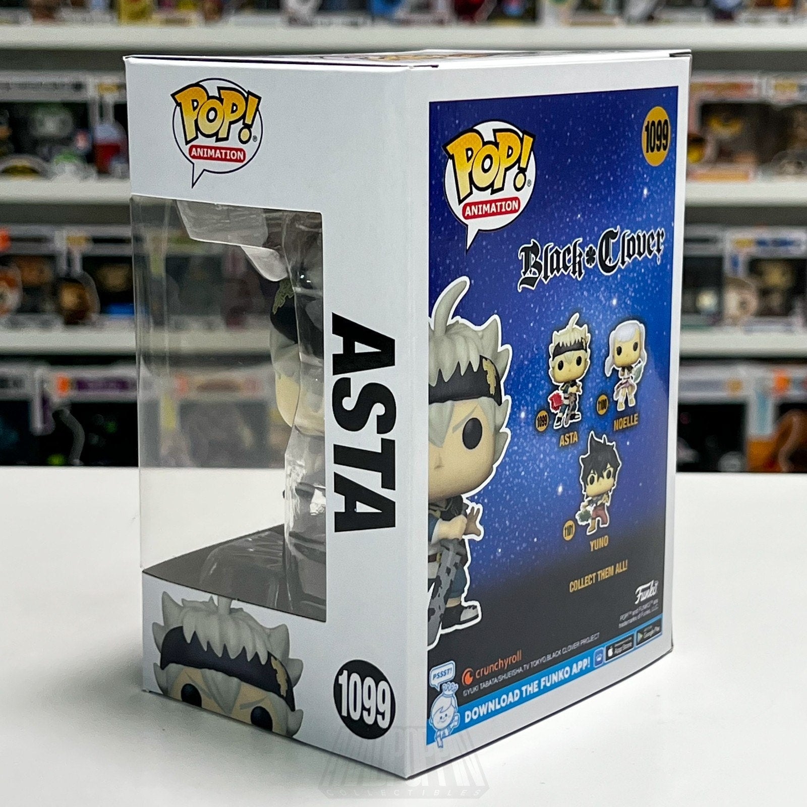 Funko Pop Anime Black Clover Asta 1099 Wizard King Japanese Manga Vinyl Figure