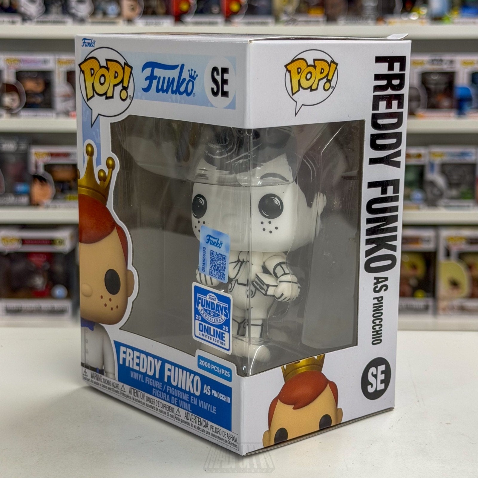 Funko Pop Fundays Experience Freddy as Pinocchio Sketched SE Disney Vinyl Figure