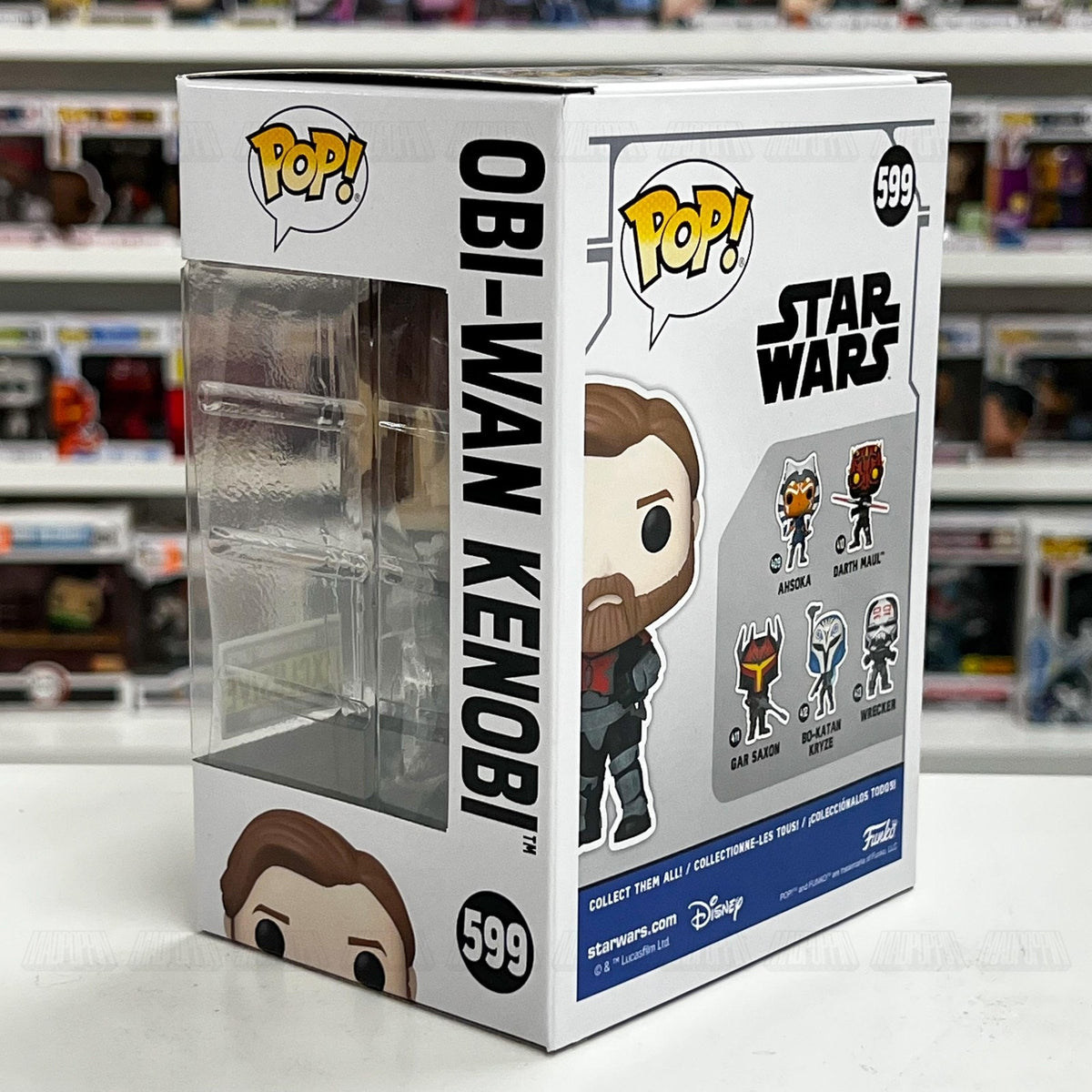 Funko Pop Star Wars Obi-Wan Kenobi Mandalorian Armor 599 Entertainment Earth Toy