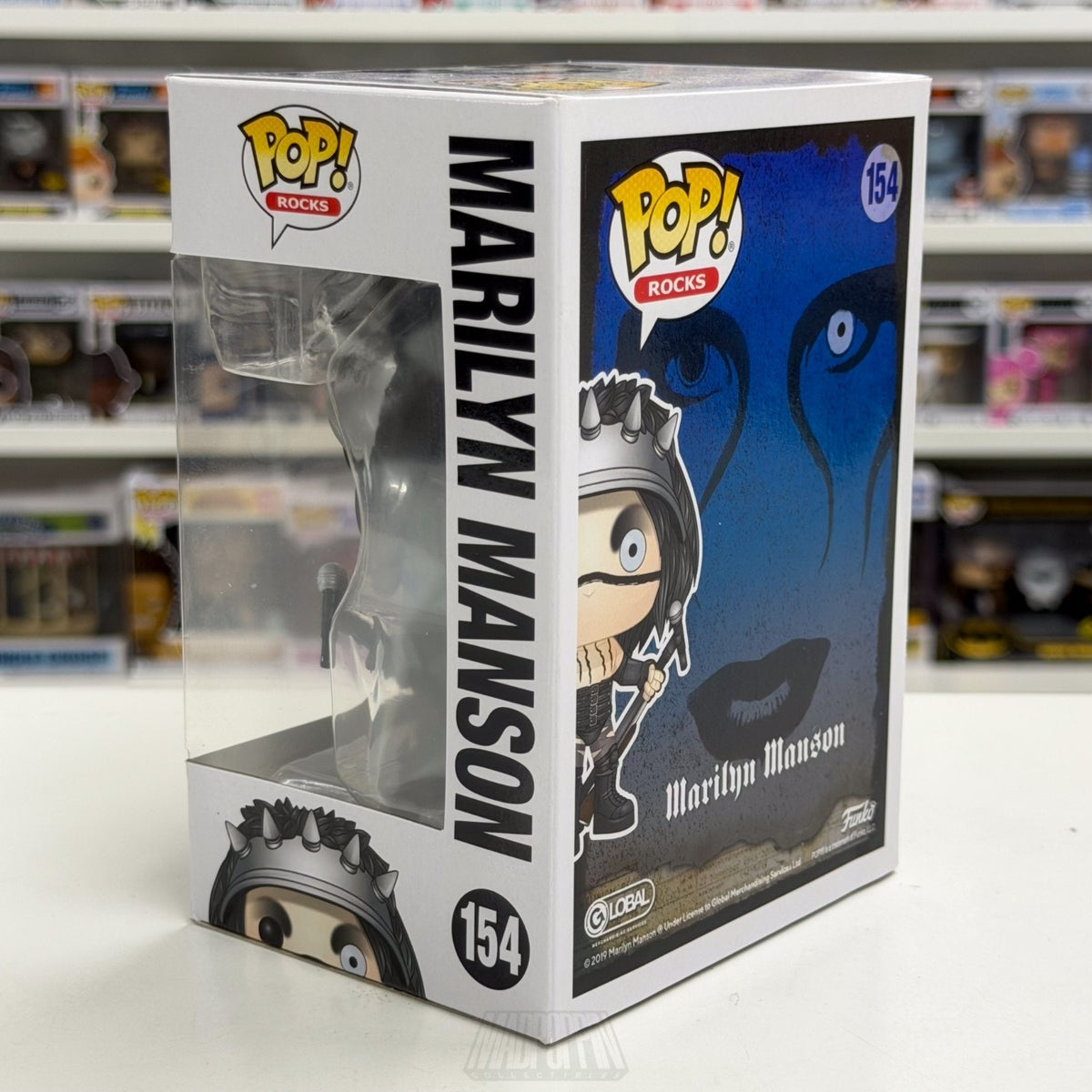 Funko Pop Rocks Marilyn Manson 154 Vaulted Music Goth Metal Horror Vinyl Figure