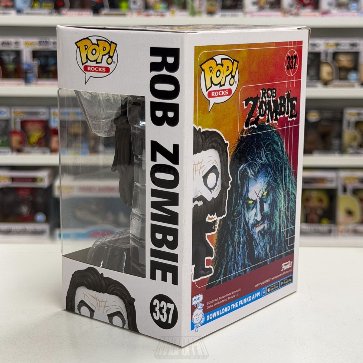 Funko Pop Rocks Rob Zombie 337 Music Singer Horror Nu Metal Toy Vinyl Figure
