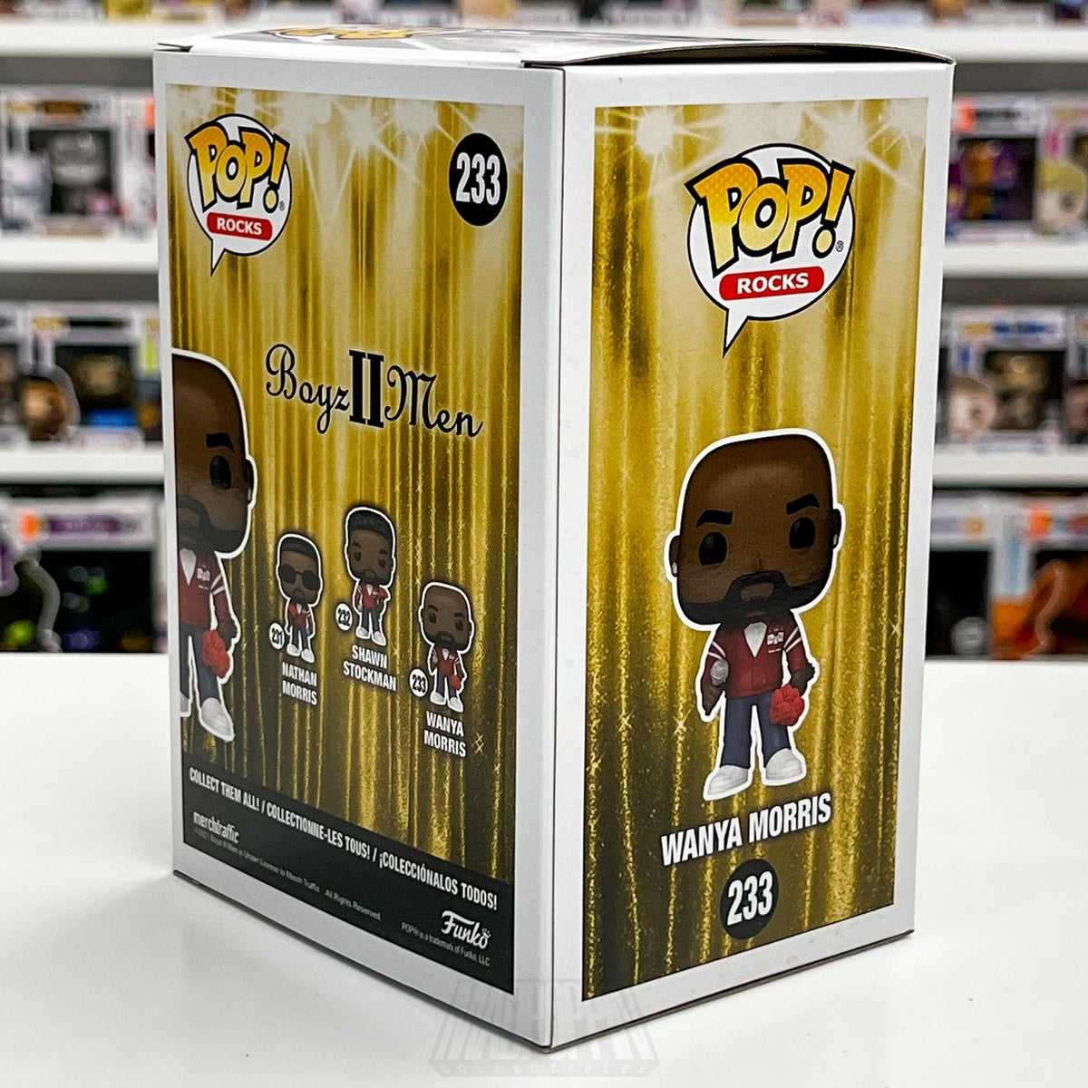 Funko Pop Rocks Boyz II Men Wanya Morris 233 Music R&B Harmony Soul Vinyl Figure