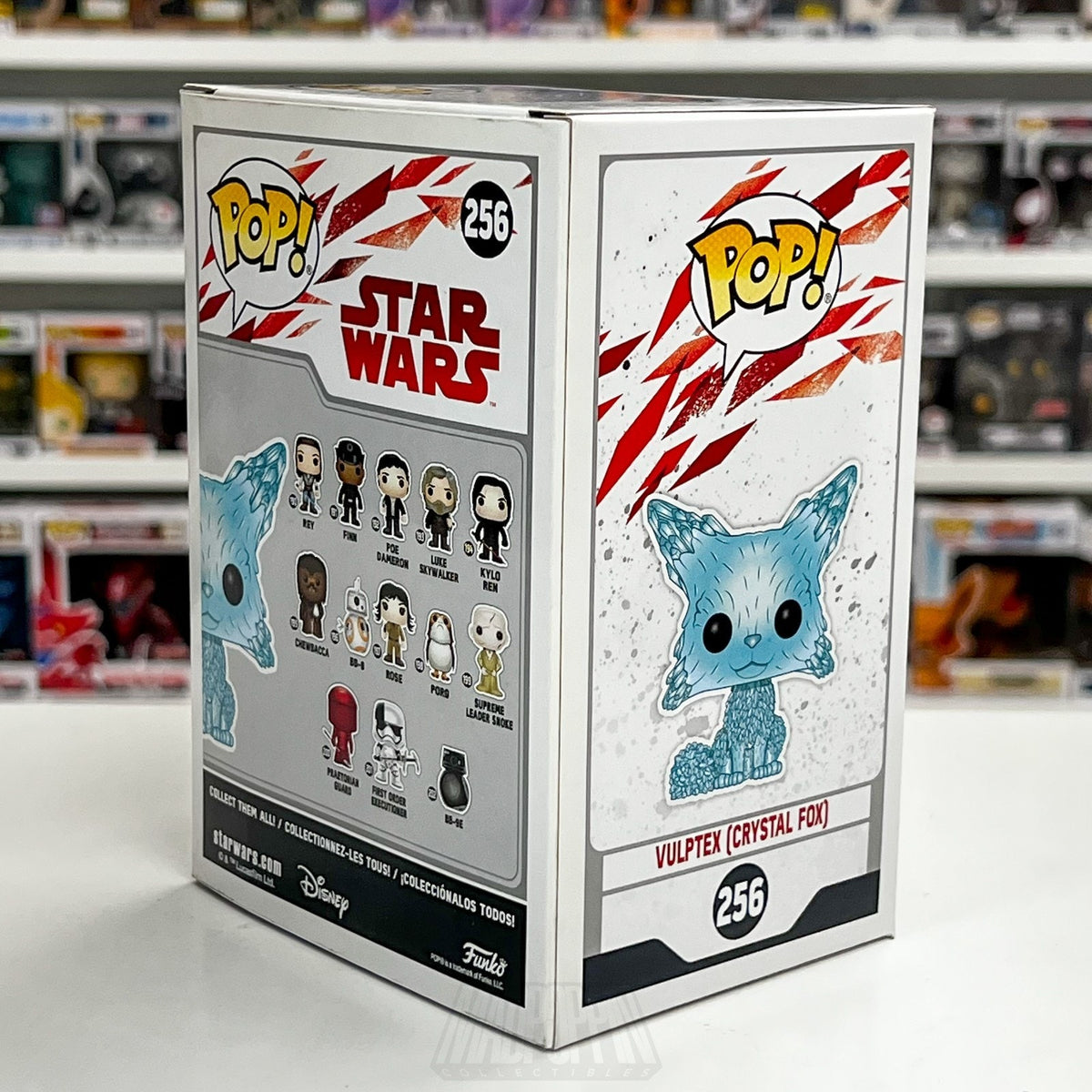 Funko Pop Star Wars Episode 8 The Last Jedi Vulptex Crystal Fox 256 Vinyl Figure