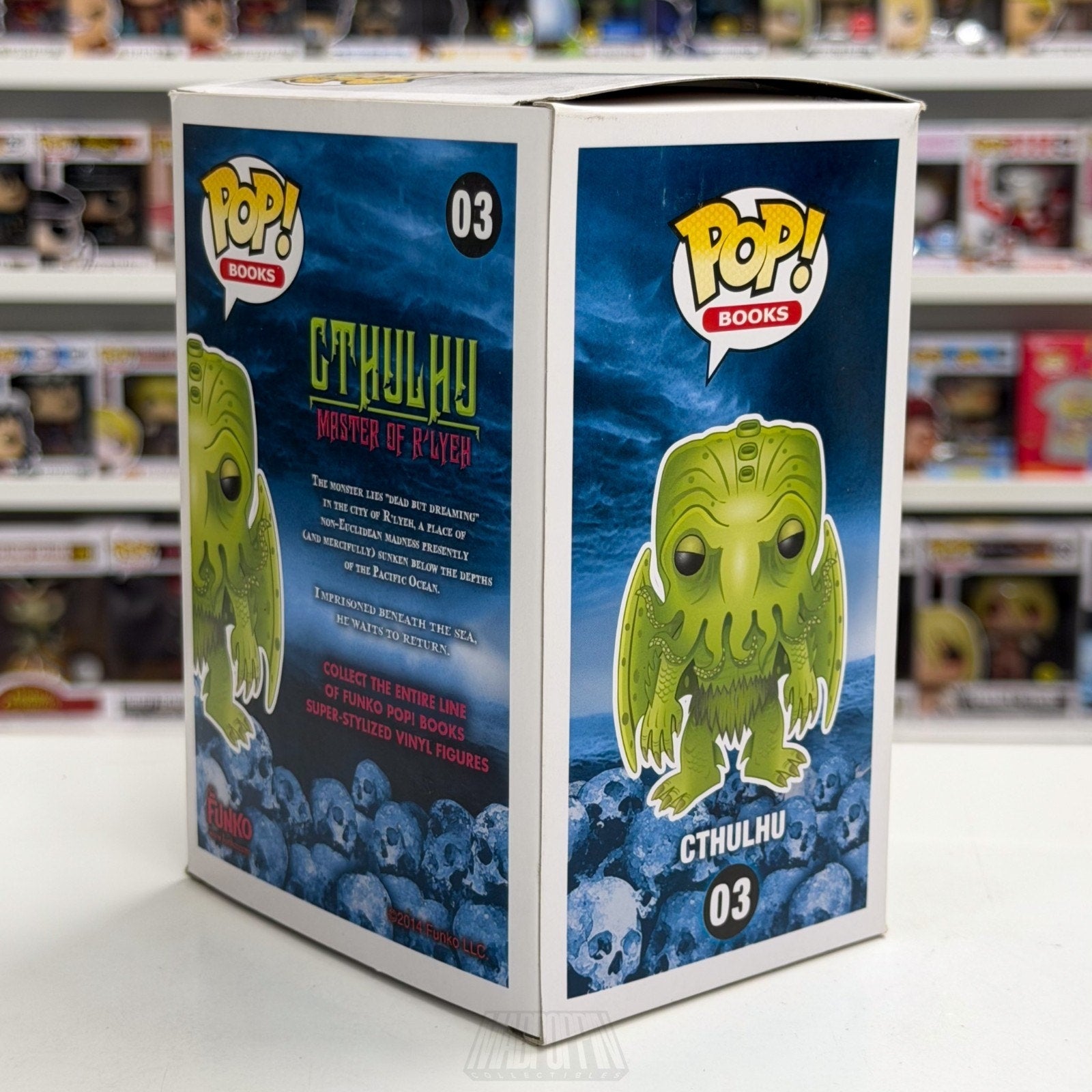 Funko Pop Books Cthulhu Patina NYCC New York Comic Con 03 Myths Toy Vinyl Figure