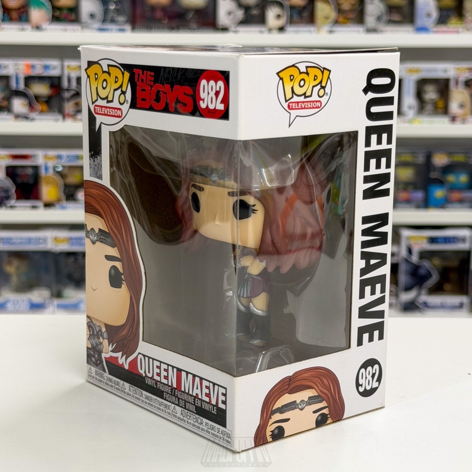 Funko Pop TV The Boys Queen Maeve 982 Seven Vought Warrior Supe Toy Vinyl Figure