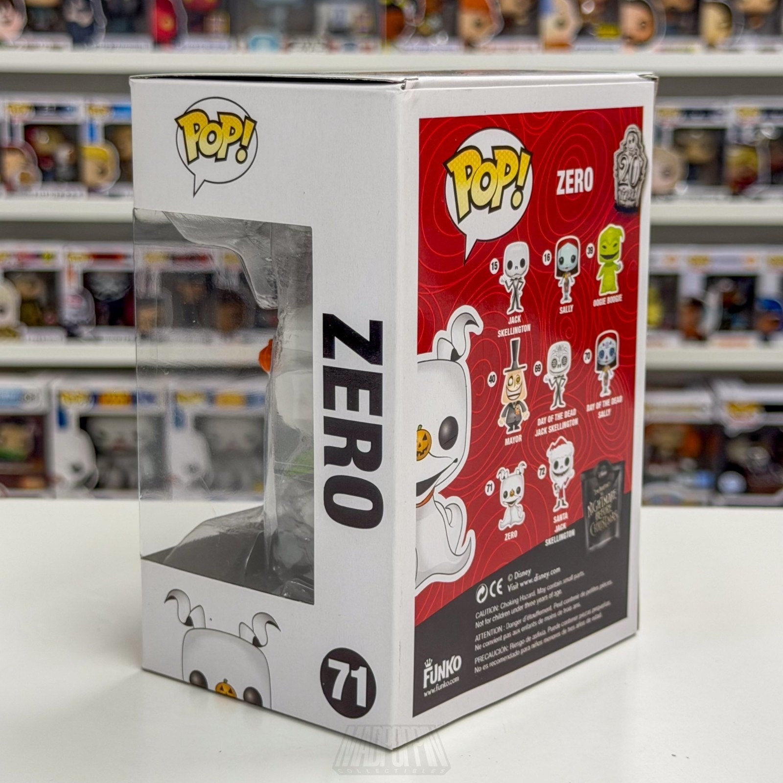Funko Pop Disney Nightmare Before Christmas NBC Zero 71 Jacks Pet Ghost Dog Toy