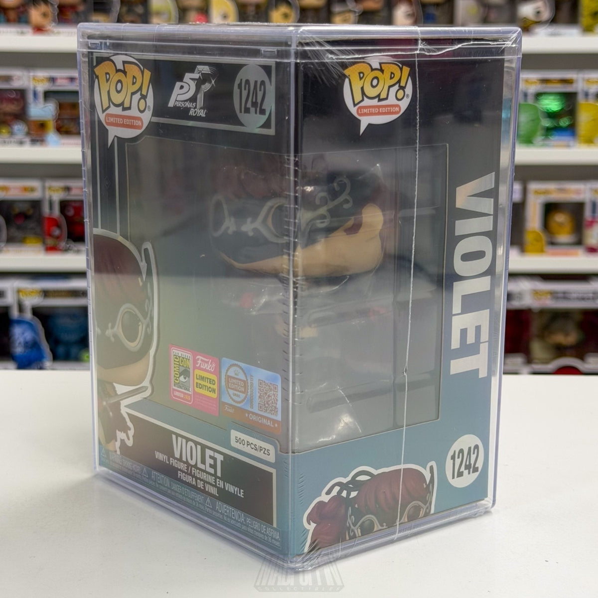 Funko Pop Games Persona 5 Violet 1242 SDCC 2026 Royal GRAIL OFFICIAL CON STICKER